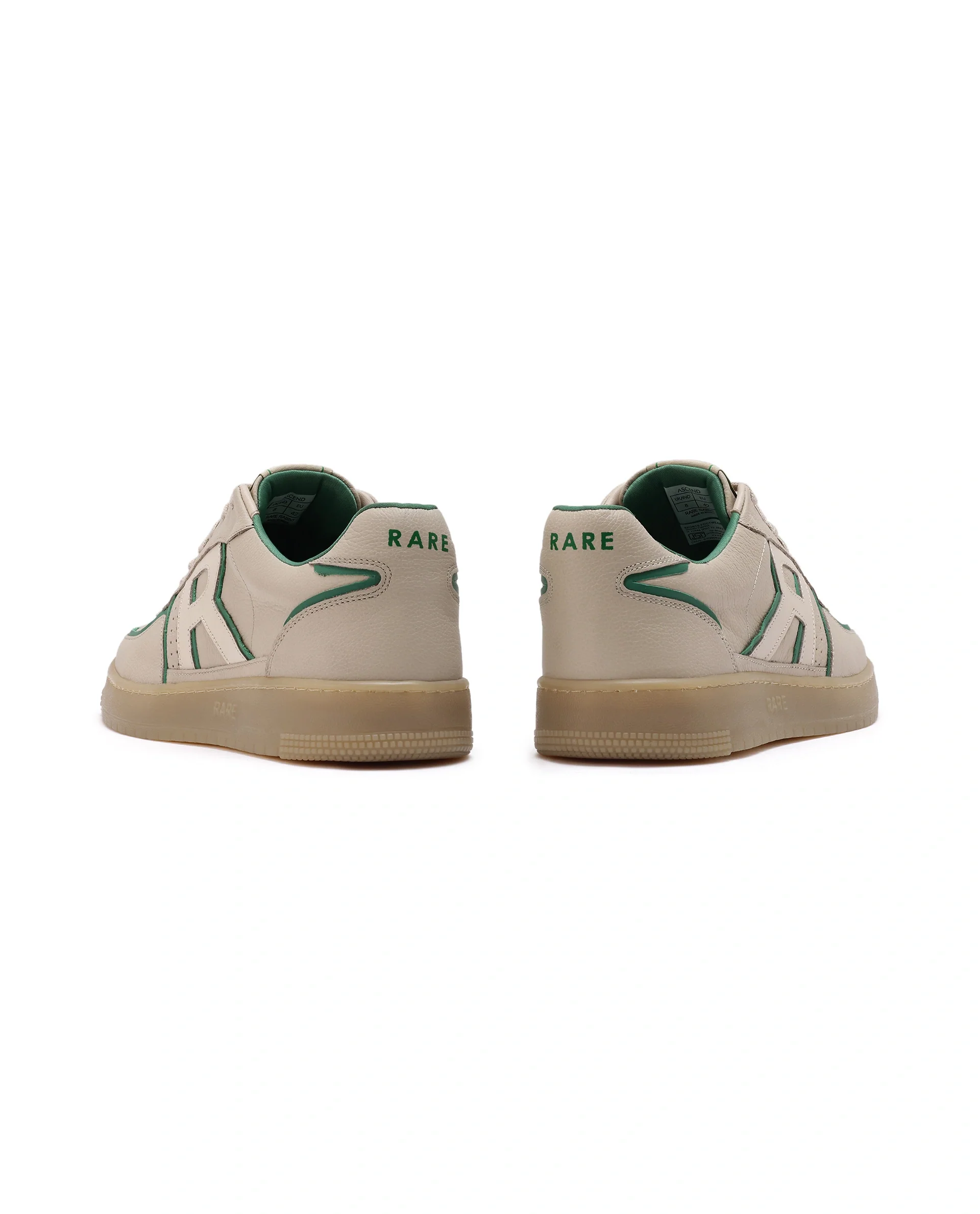 Rare Rabbit Men Ascend Beige Dual Tone Genuine Leather Lace-Up Low Top Sneaker Shoes - Image 5