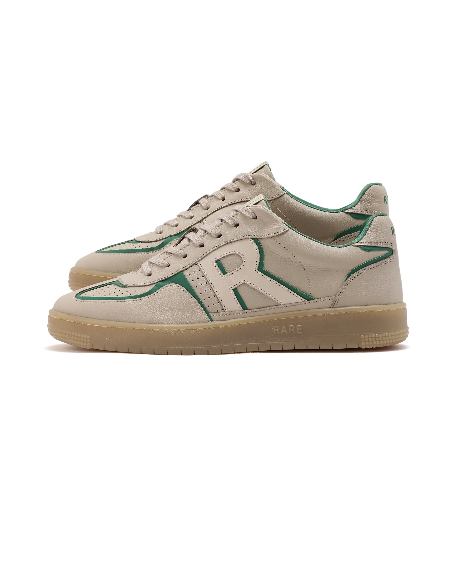 Rare Rabbit Men Ascend Beige Dual Tone Genuine Leather Lace-Up Low Top Sneaker Shoes - Image 6
