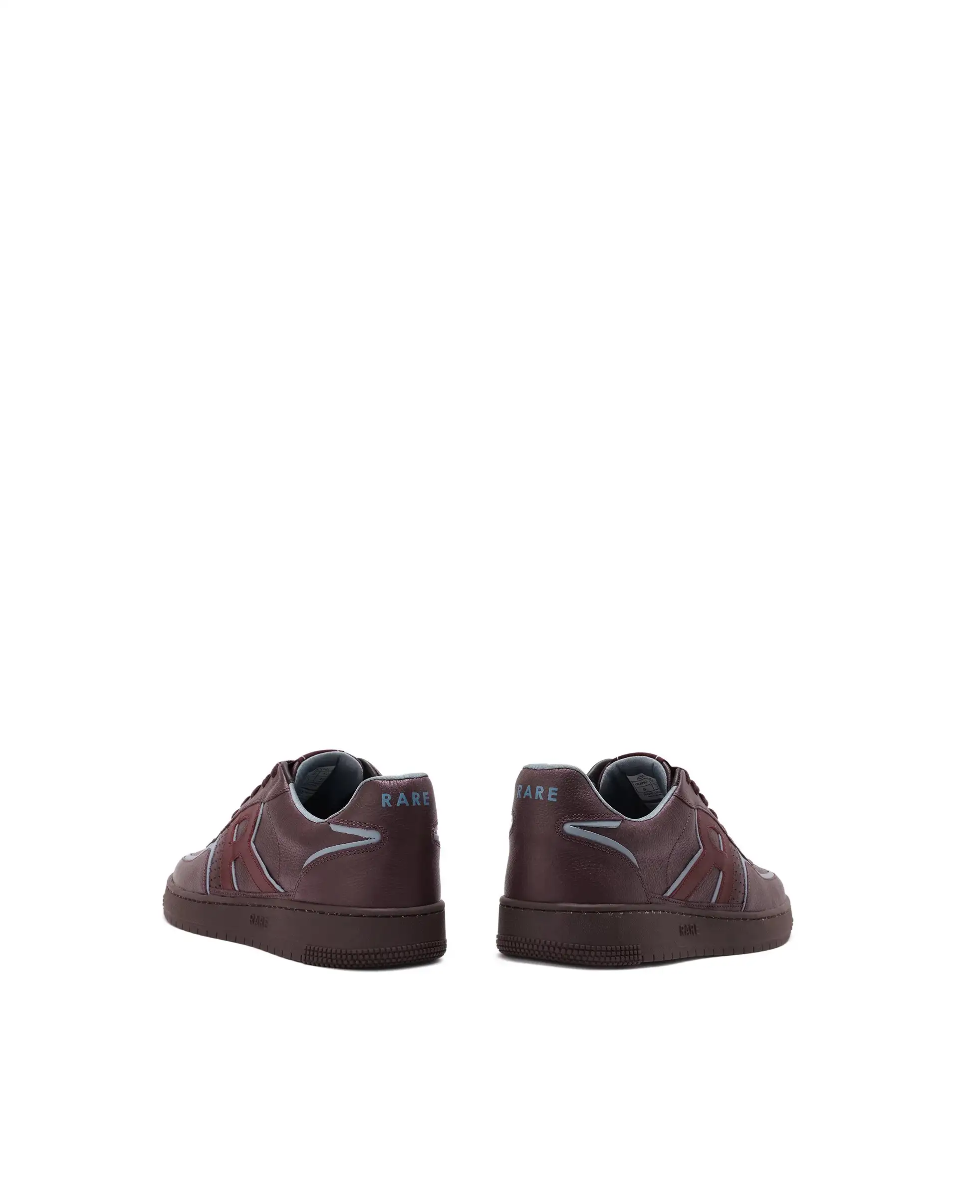 Rare Rabbit Men Ascend Burgundy Dual Tone Genuine Leather Lace-Up Low Top Sneaker Shoes - Image 7