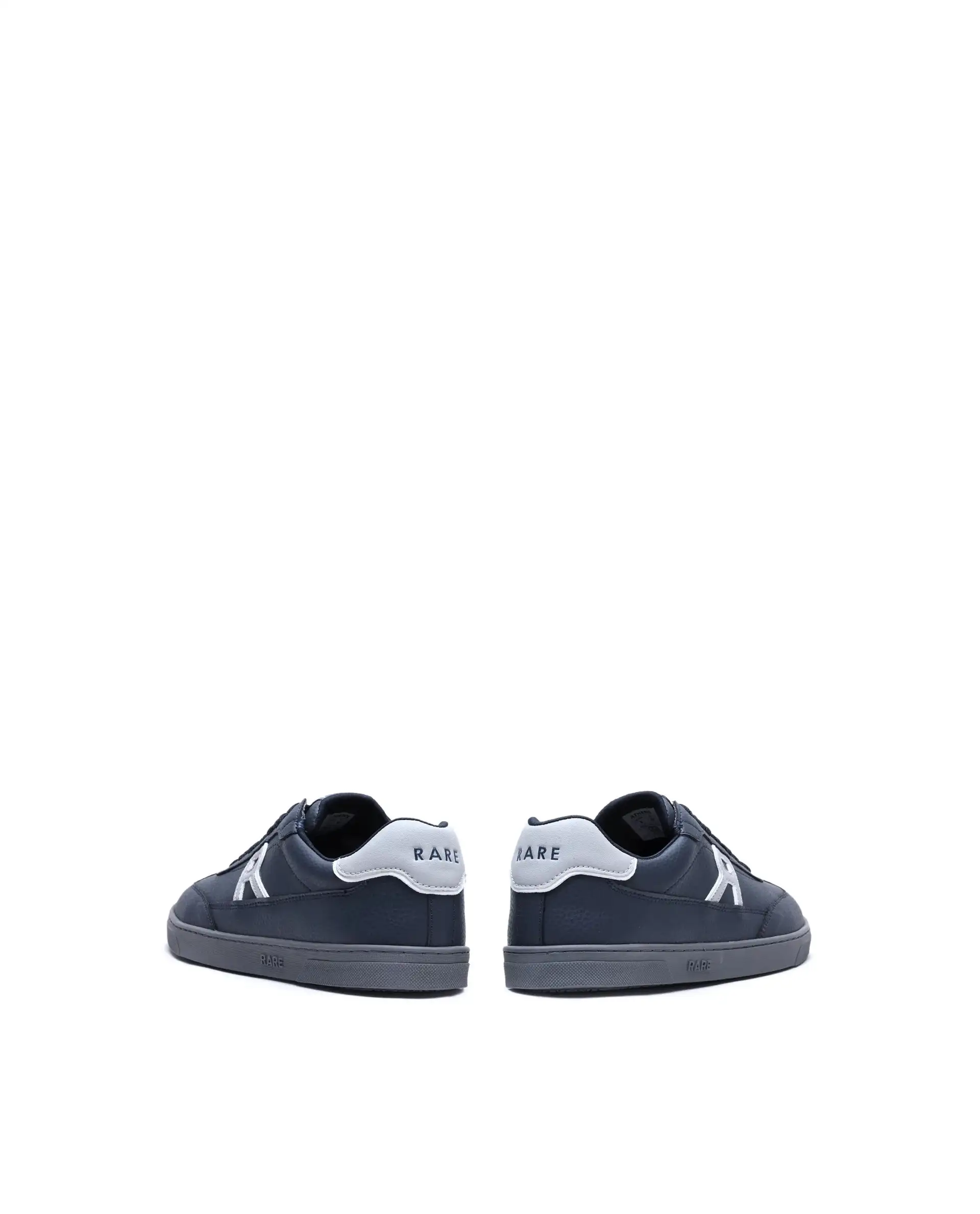Rare Rabbit Men's Athens Dark Navy Micro Leather Sneaker - Image 4
