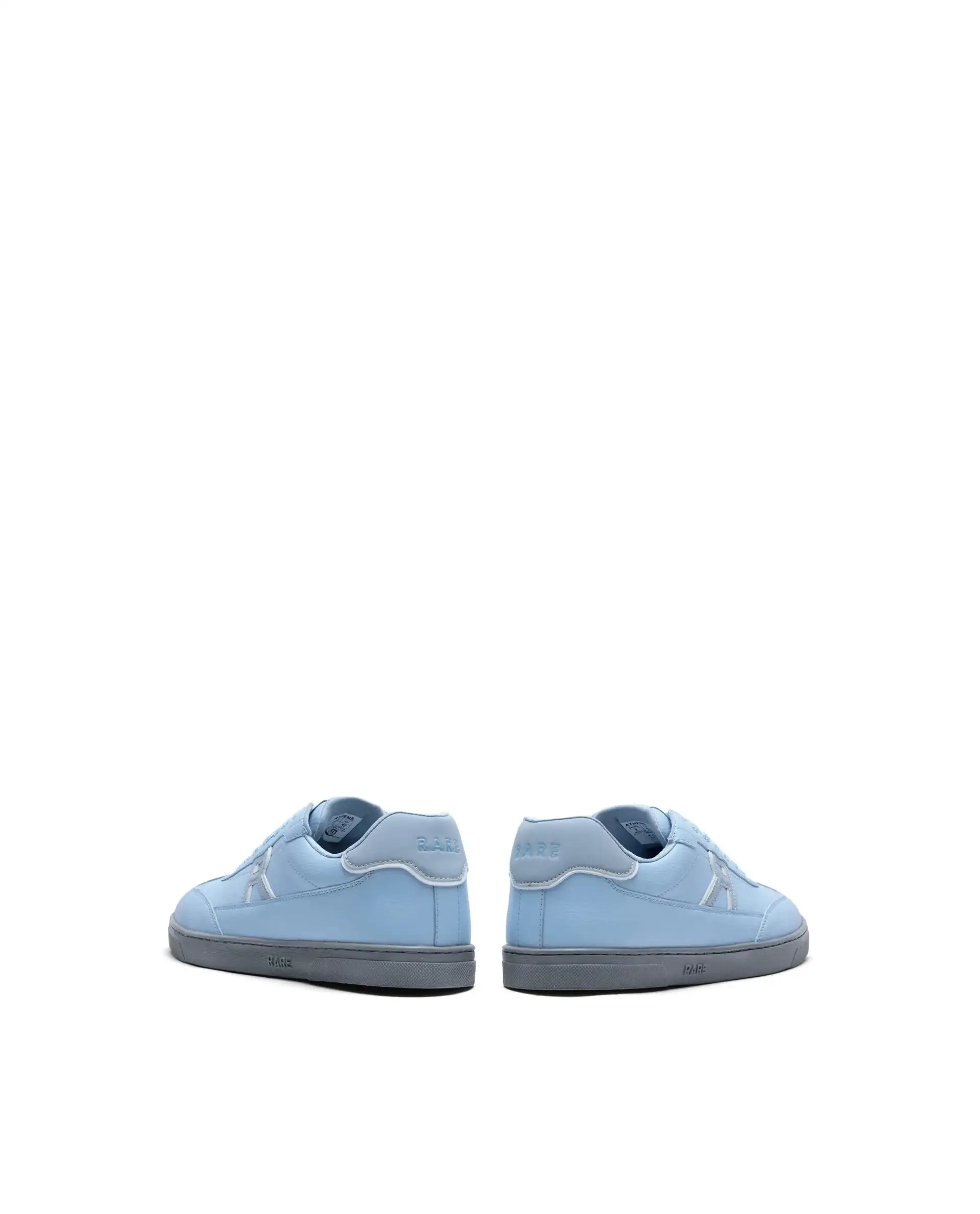 Rare Rabbit Men's Athens Ice Blue Micro Leather Sneaker - Image 5