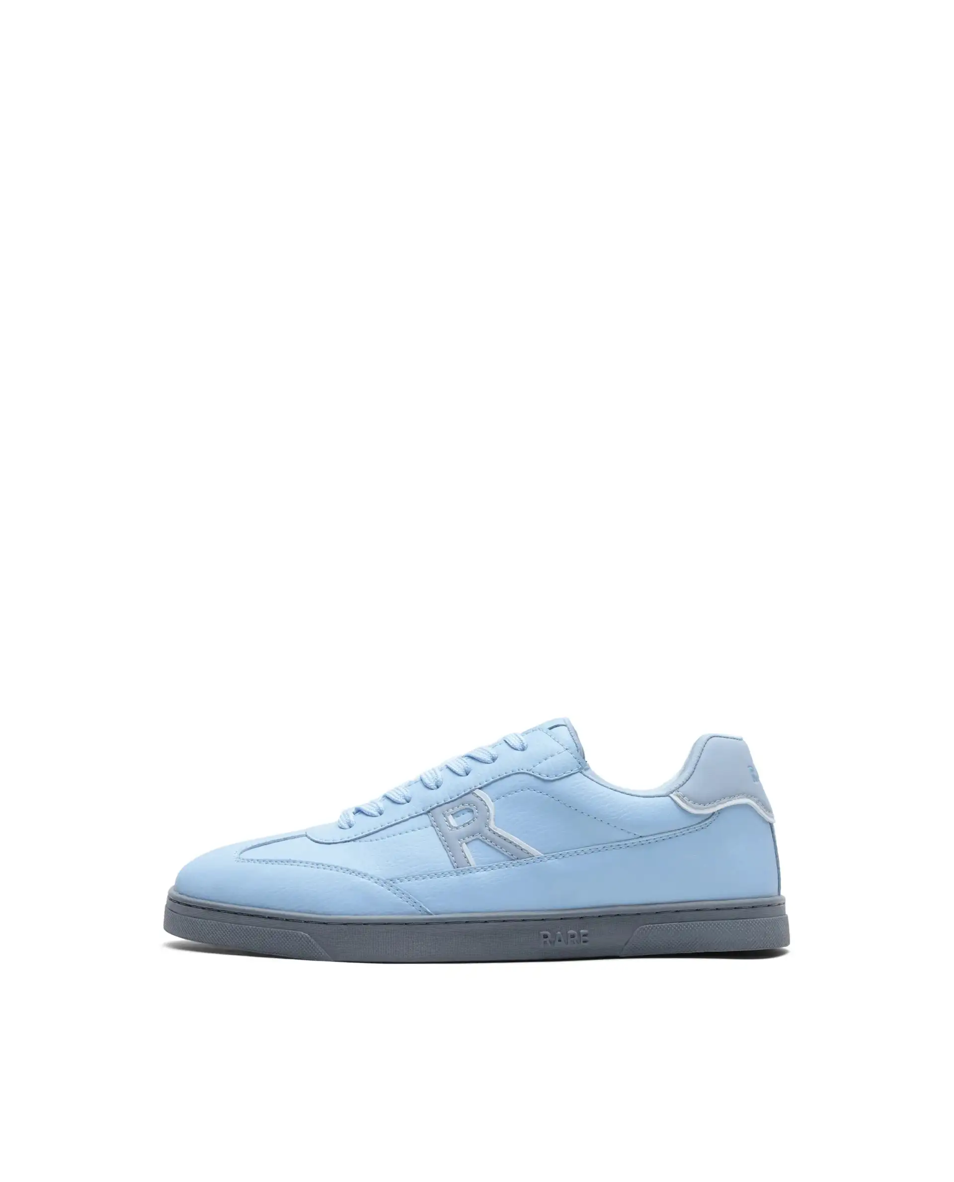 Rare Rabbit Men's Athens Ice Blue Micro Leather Sneaker - Image 8