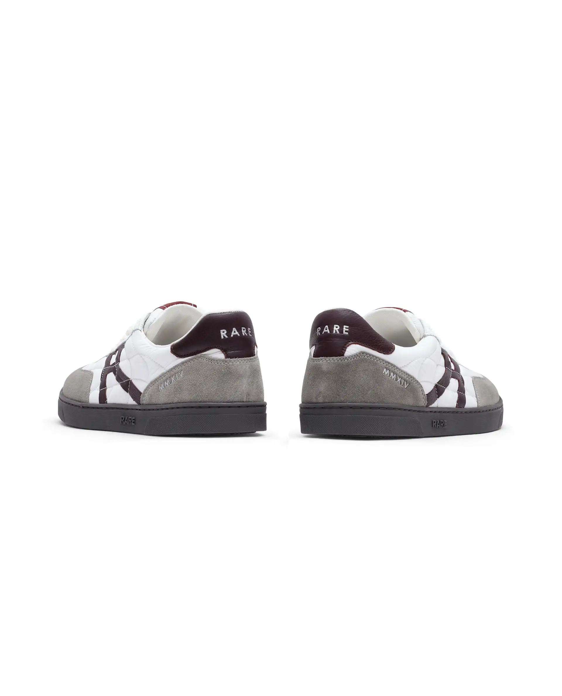Rare Rabbit Men Atlas White Genuine Suede And Parachute Dual Tone Lace-Up Sneaker Shoes - Image 6