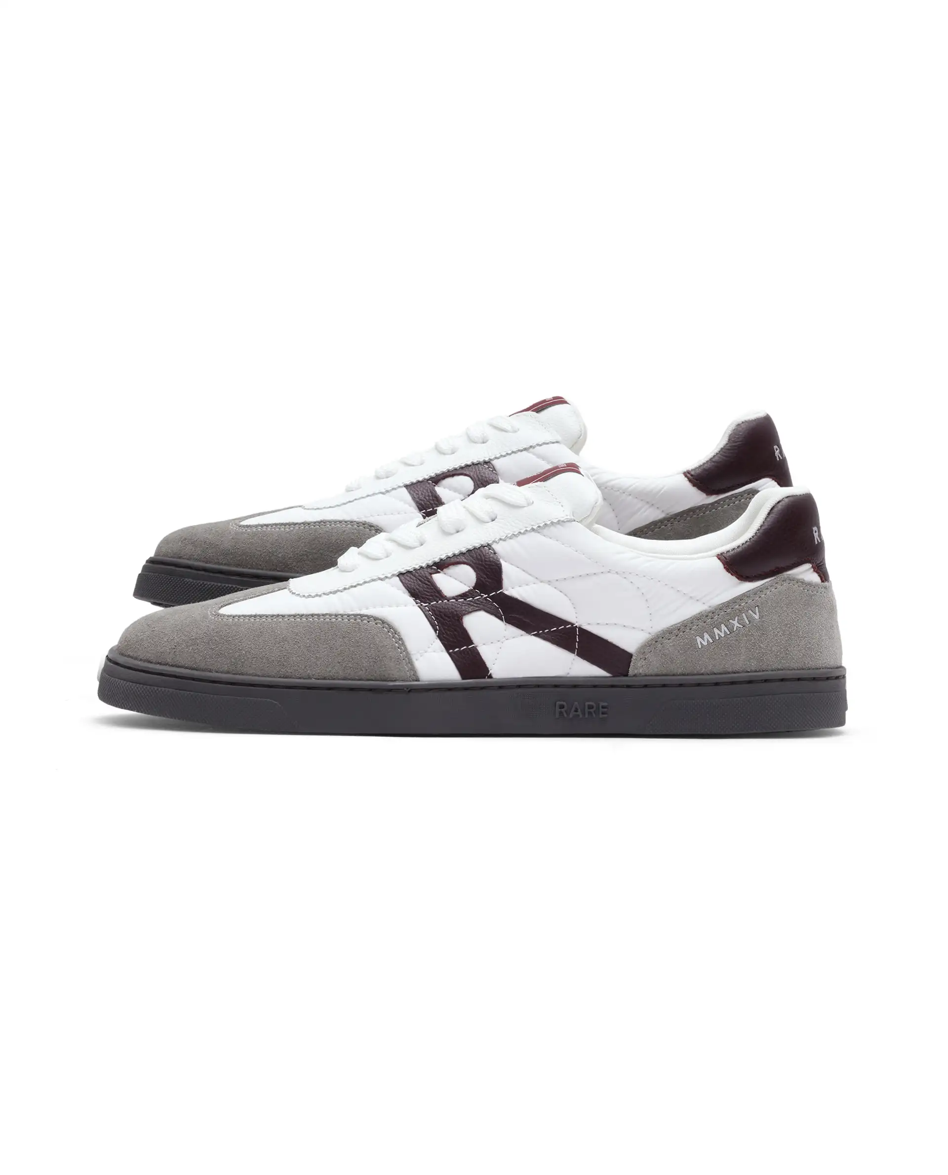 Rare Rabbit Men Atlas White Genuine Suede And Parachute Dual Tone Lace-Up Sneaker Shoes - Image 8