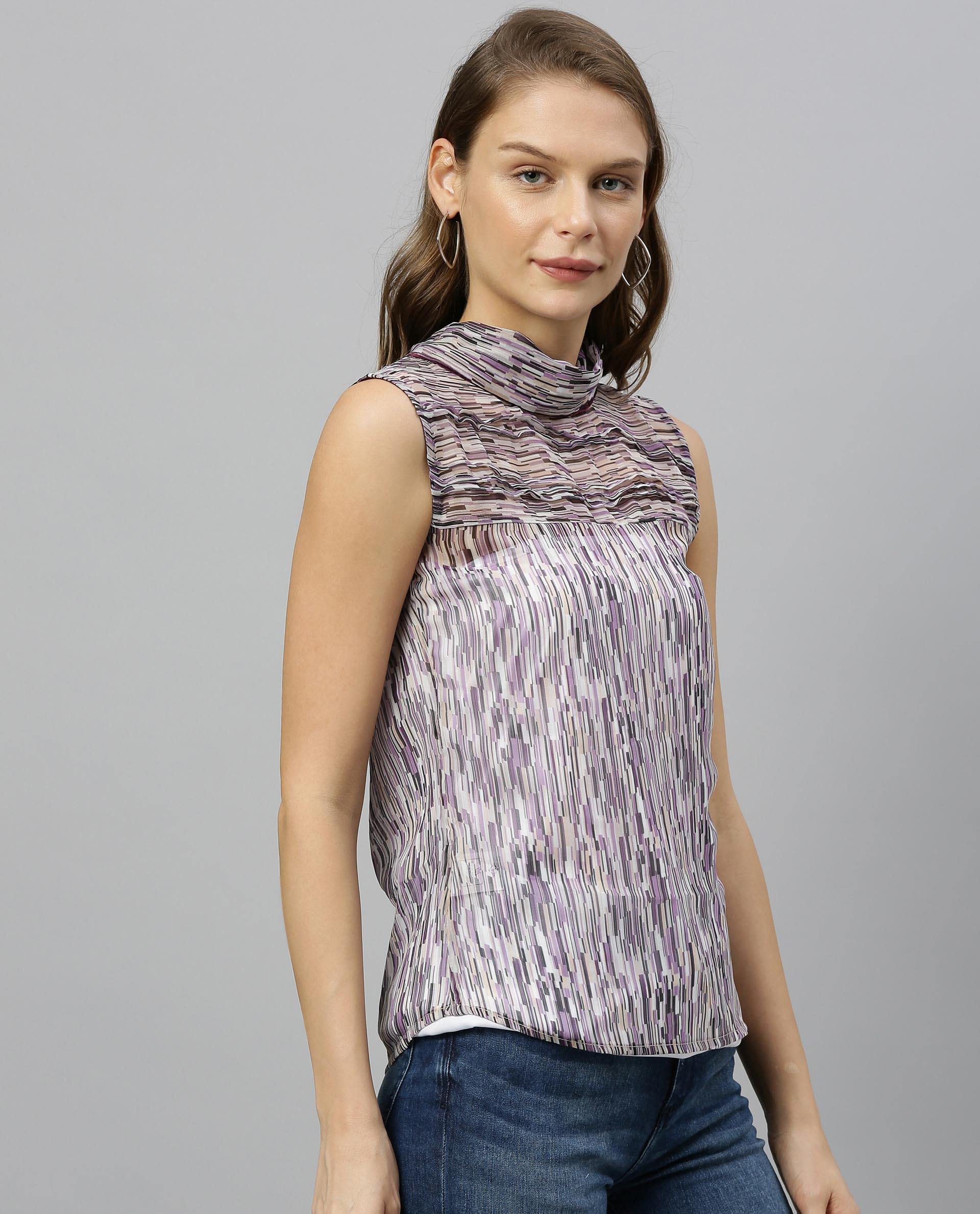 Rareism Women Aura Multi Top Sleeveless