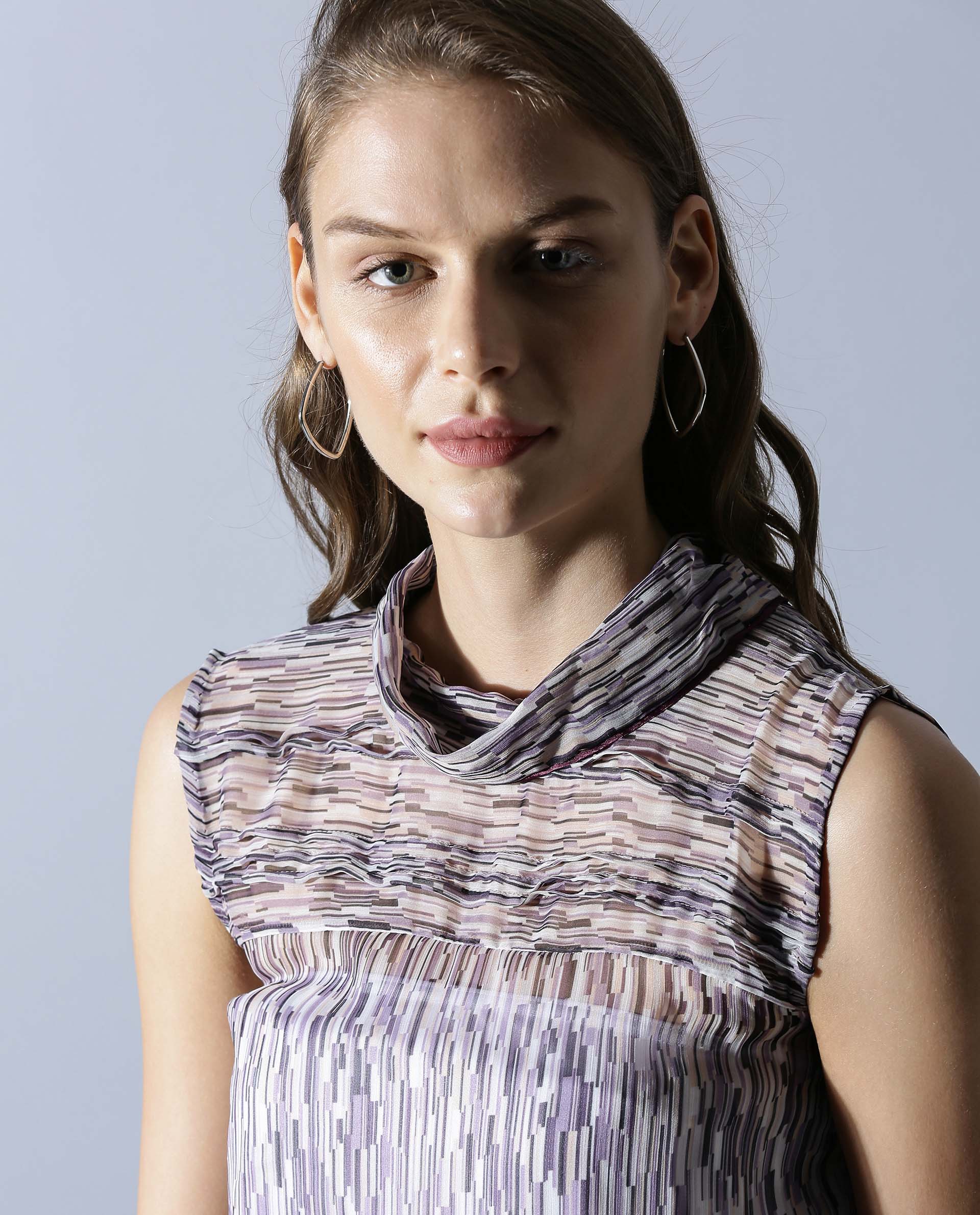 Rareism Women Aura Multi Top Sleeveless - Image 3