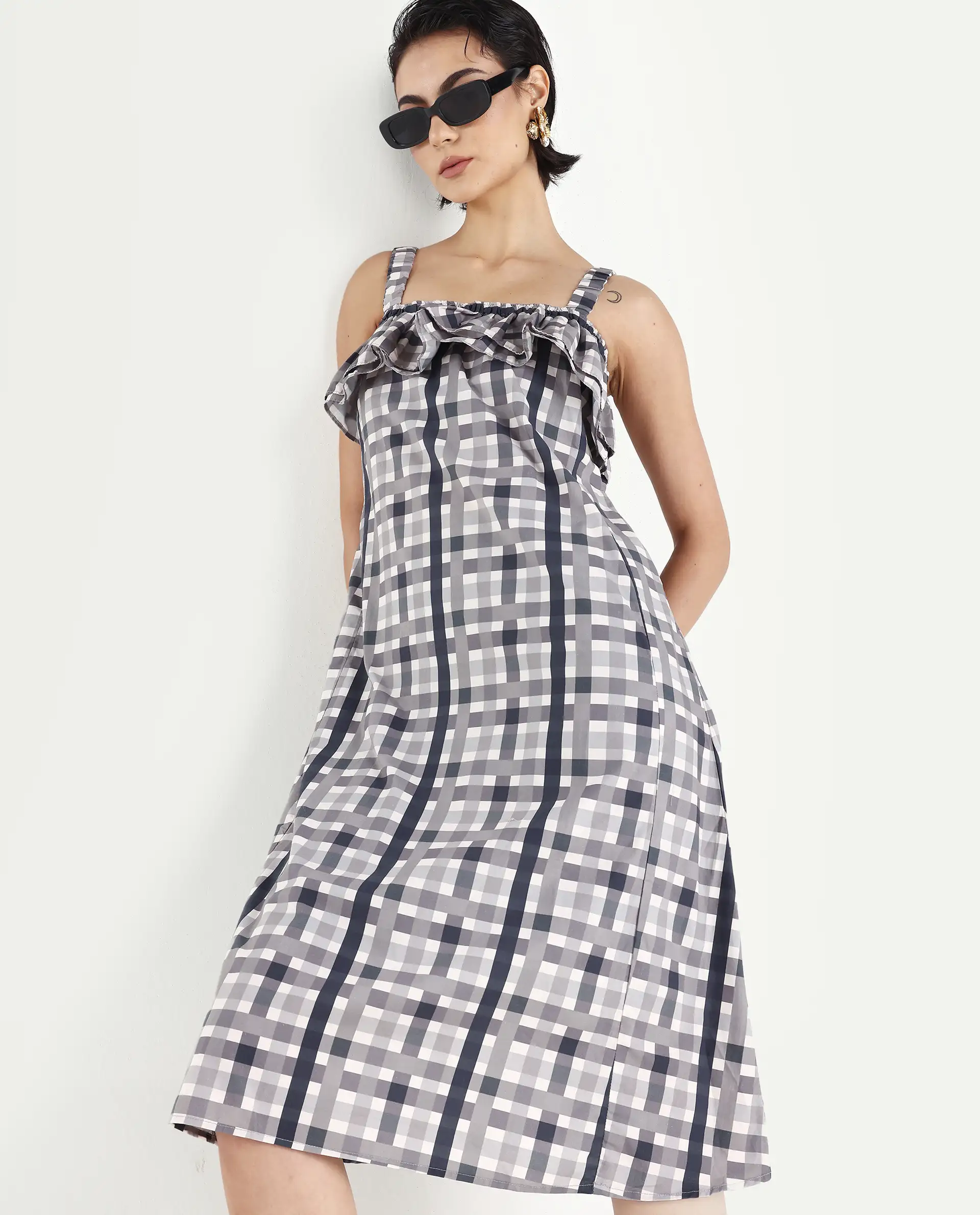 Rareism Women's Aurya Grey Dress - Image 4