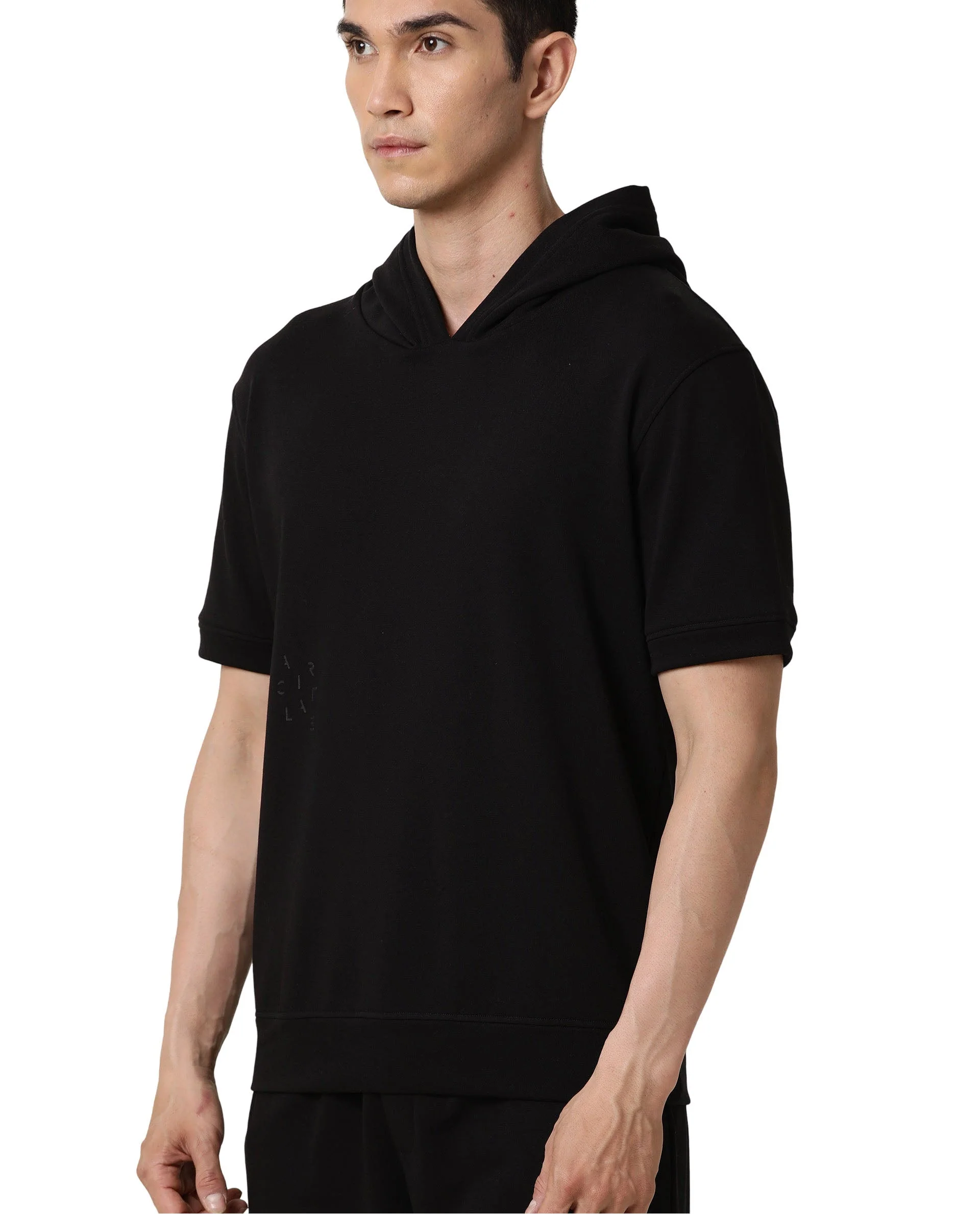 Hoodie Double Black Men - Image 3