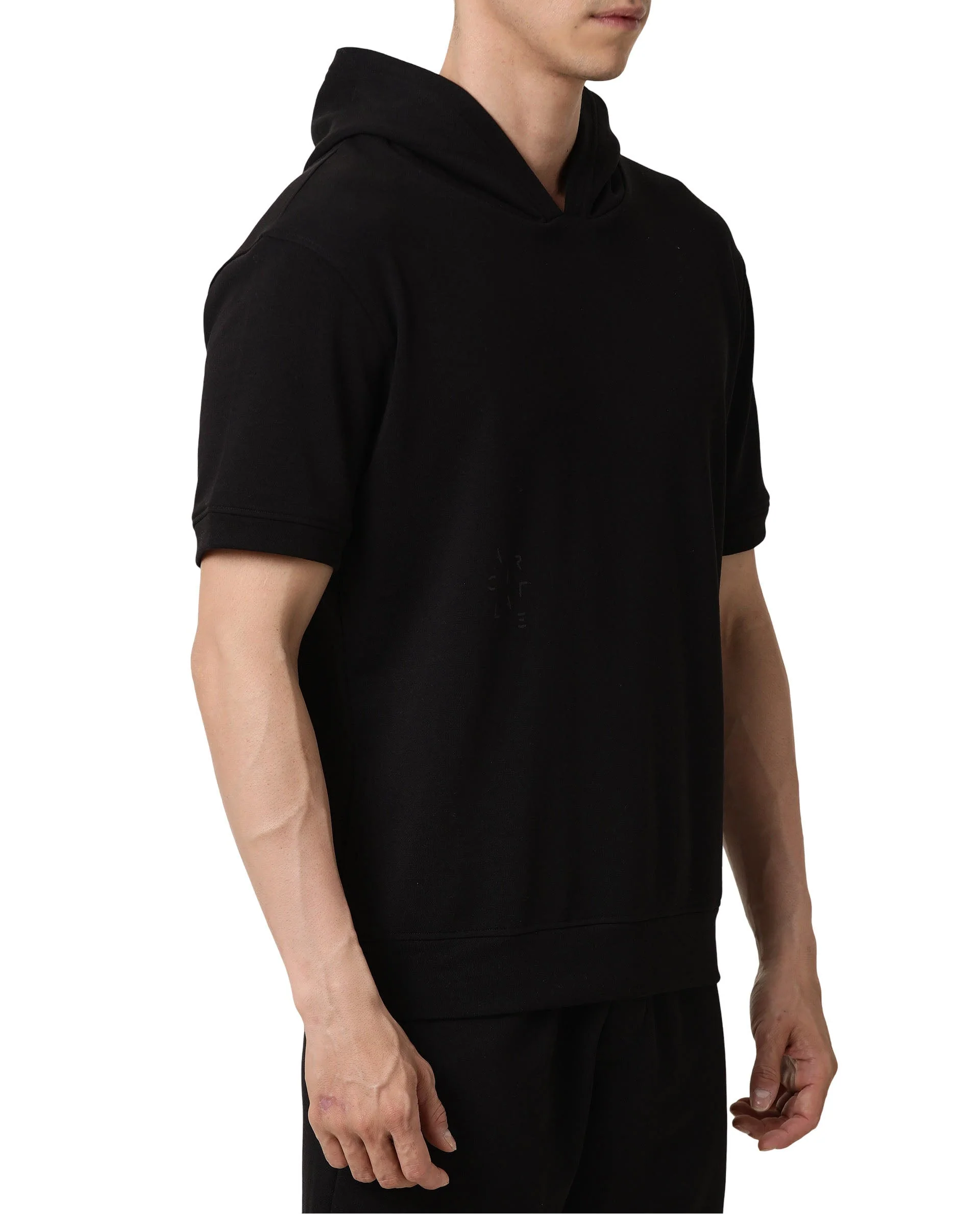 Hoodie Double Black Men - Image 5