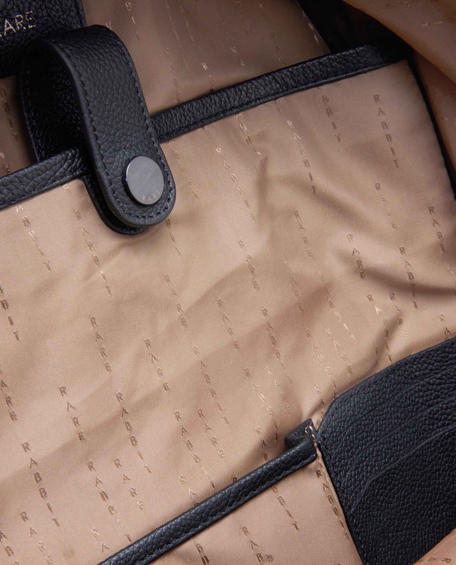 Rare Rabbit Men Axiel Black Leather Bags - Image 10