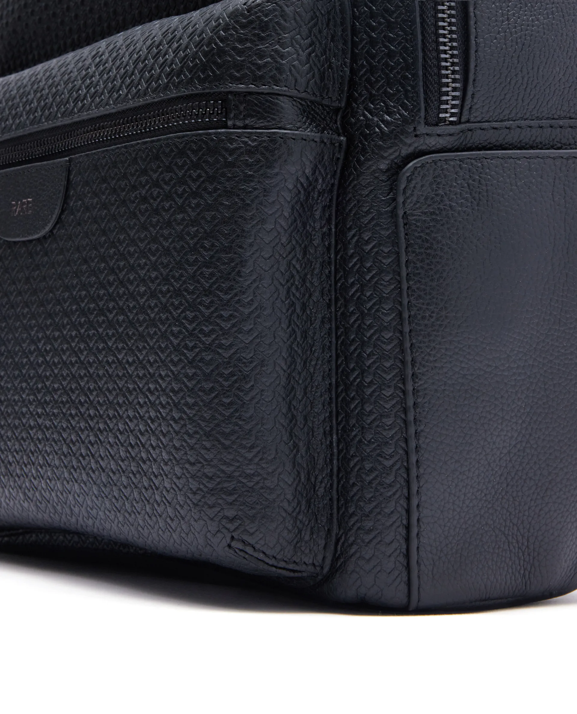 Rare Rabbit Men Axiel Black Leather Bags - Image 9