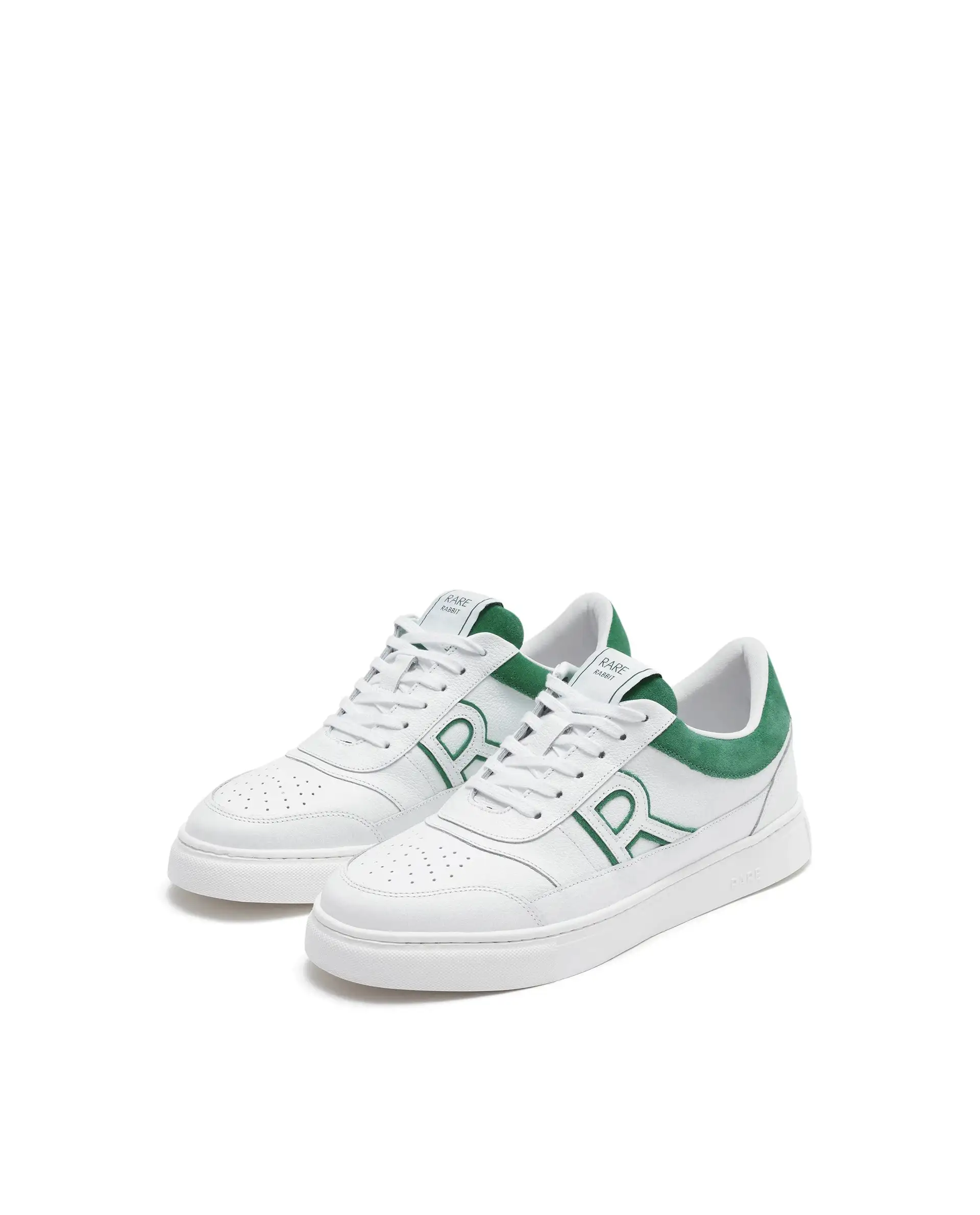 Rare Rabbit Men Axiom Green Premium Suede Genuine Leather Dualtone Lace-Up Shoes - Image 3
