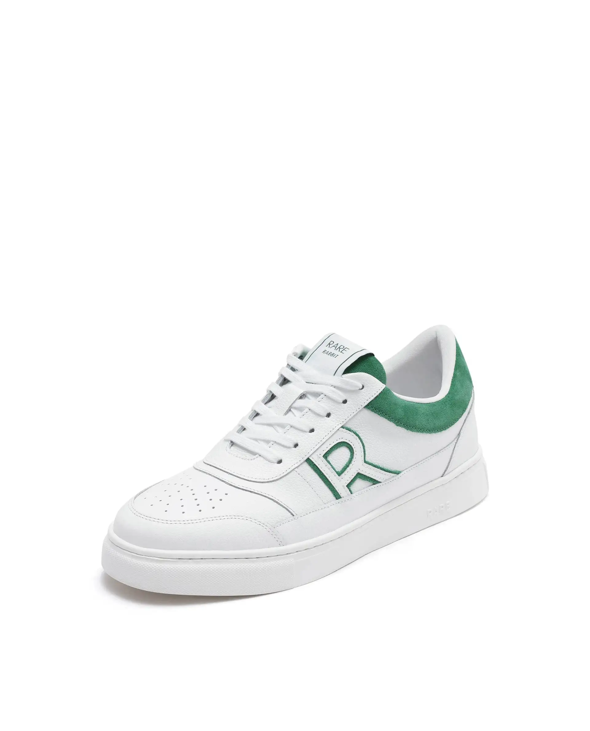 Rare Rabbit Men Axiom Green Premium Suede Genuine Leather Dualtone Lace-Up Shoes - Image 4