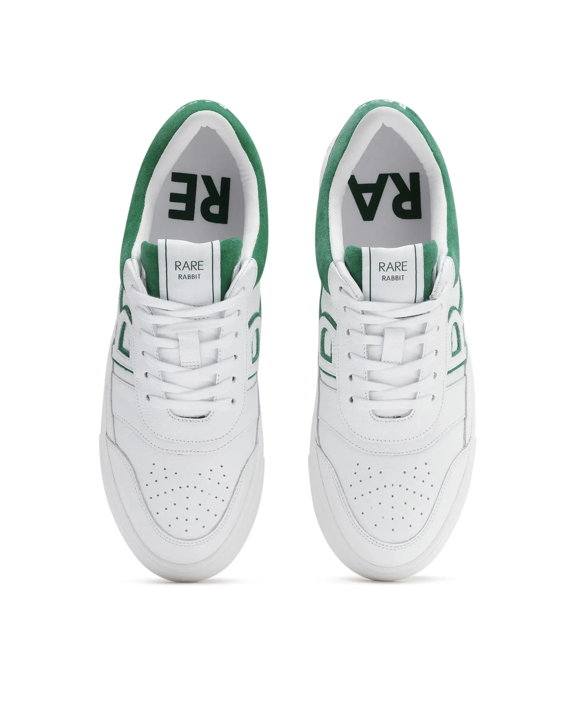 Rare Rabbit Men Axiom Green Premium Suede Genuine Leather Dualtone Lace-Up Shoes - Image 6