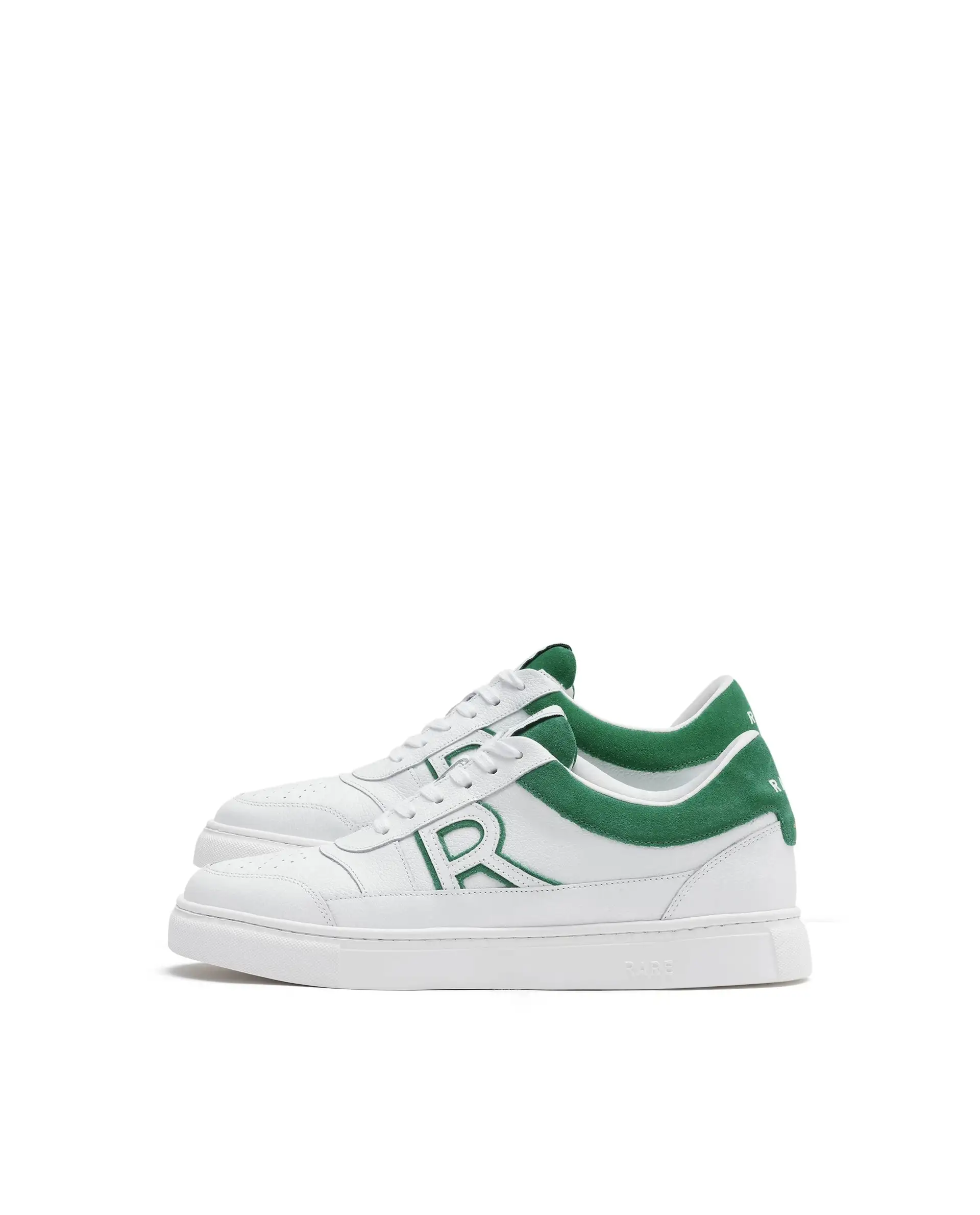 Rare Rabbit Men Axiom Green Premium Suede Genuine Leather Dualtone Lace-Up Shoes - Image 8