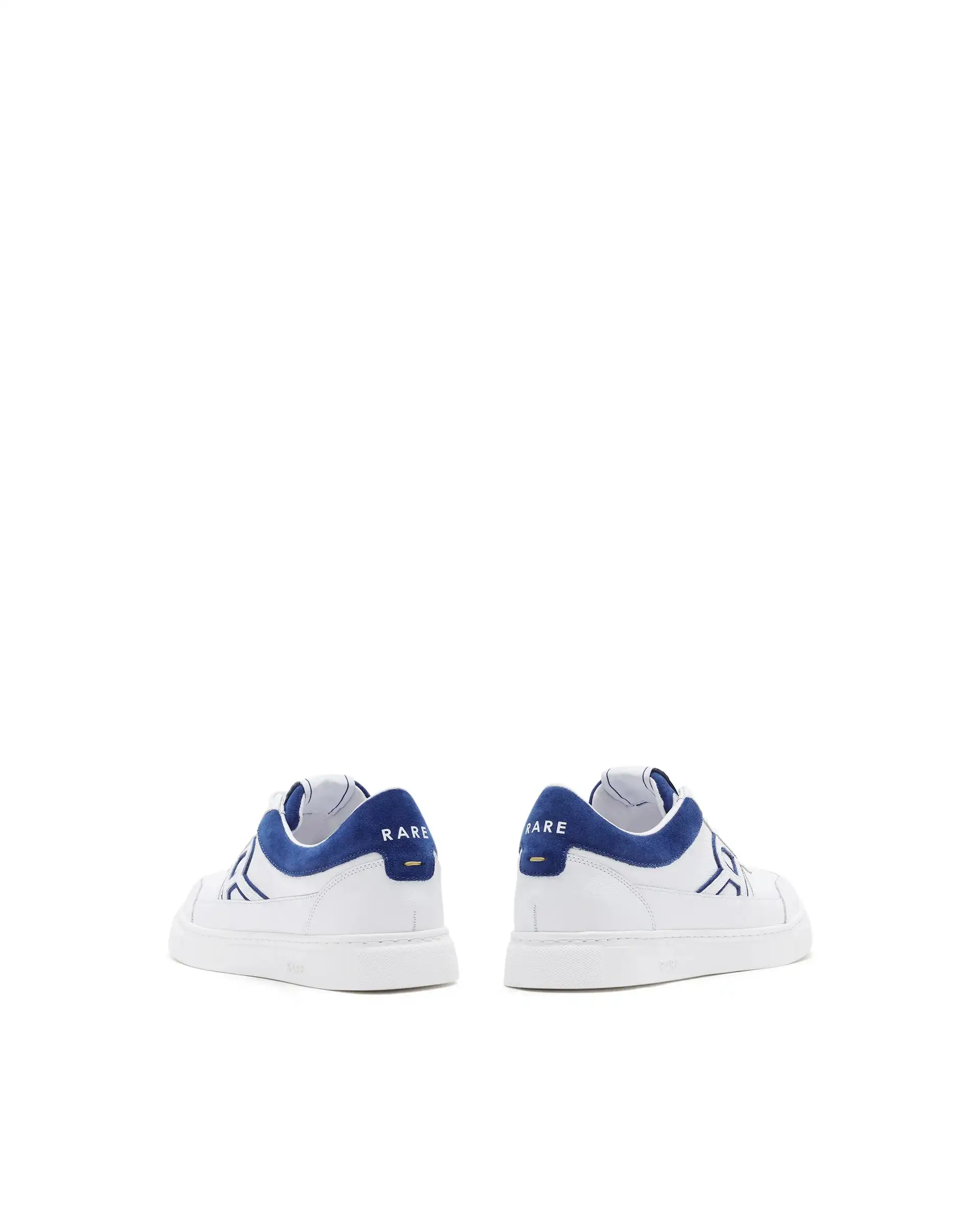 Rare Rabbit Men Axiom White Premium Suede Genuine Leather Dualtone Lace-Up Shoes - Image 8