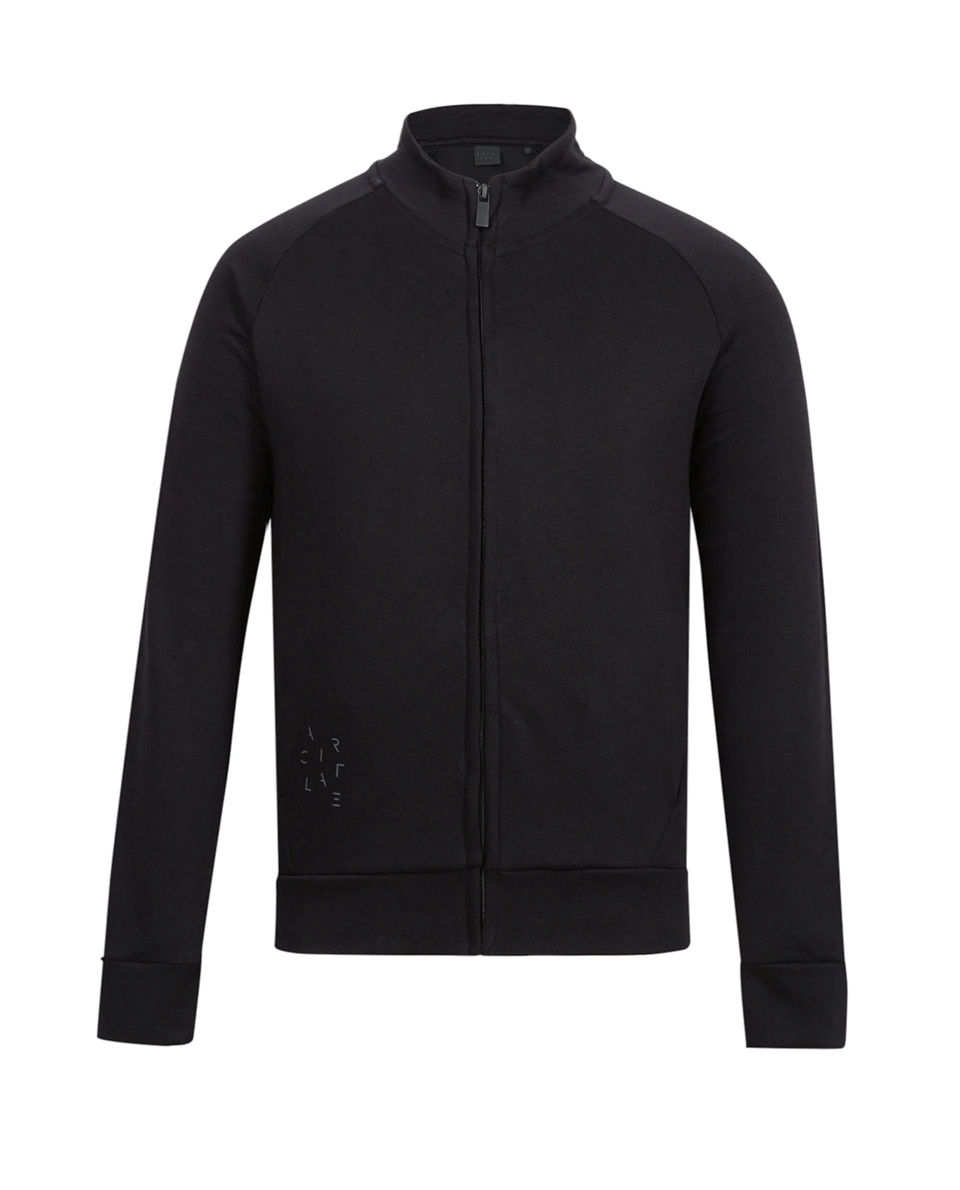 Rare Rabbit Articale Men's Azil Double Black High Neck Zip-Up Jacket - Image 3