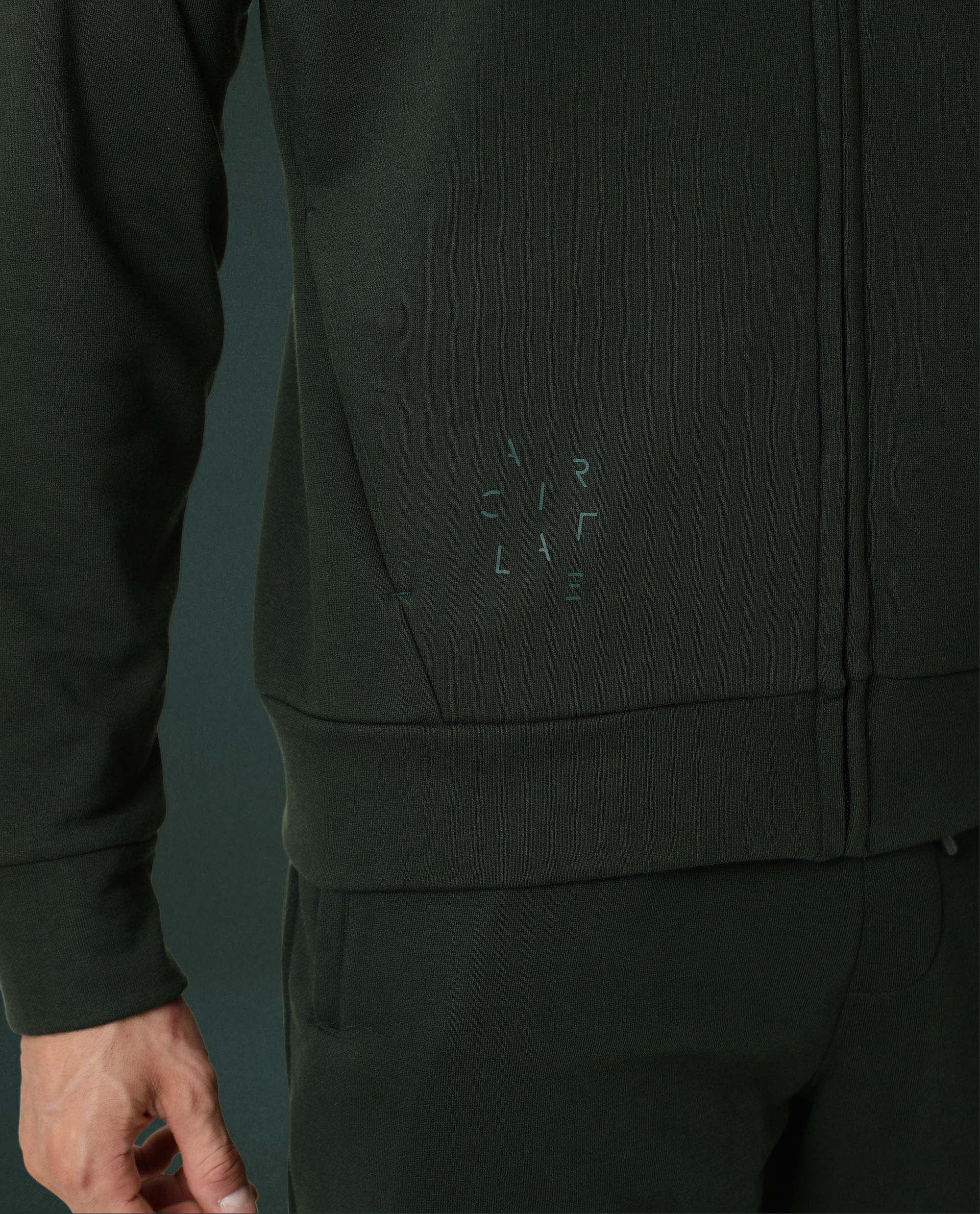 Rare Rabbit Articale Men's Azil Mountain Green High Neck Zip-Up Jacket - Image 3