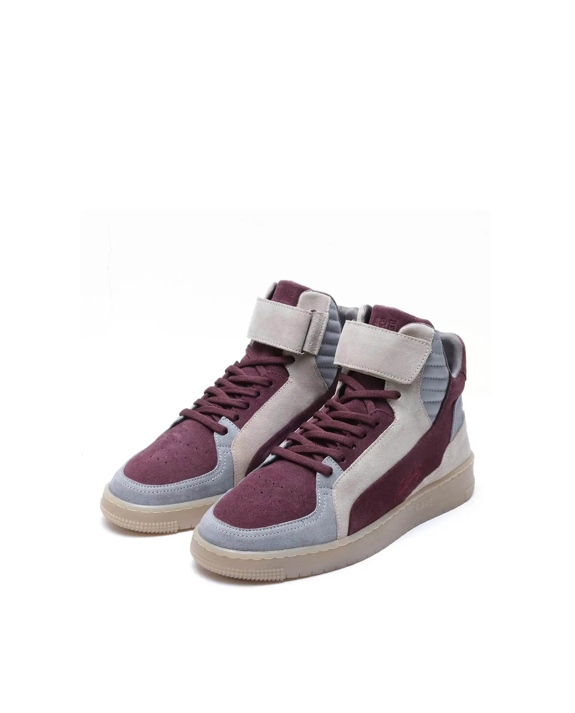 Rare Rabbit Men's Bacu Burgundy Lace-Up Suede Leather Closure Boots - Image 3