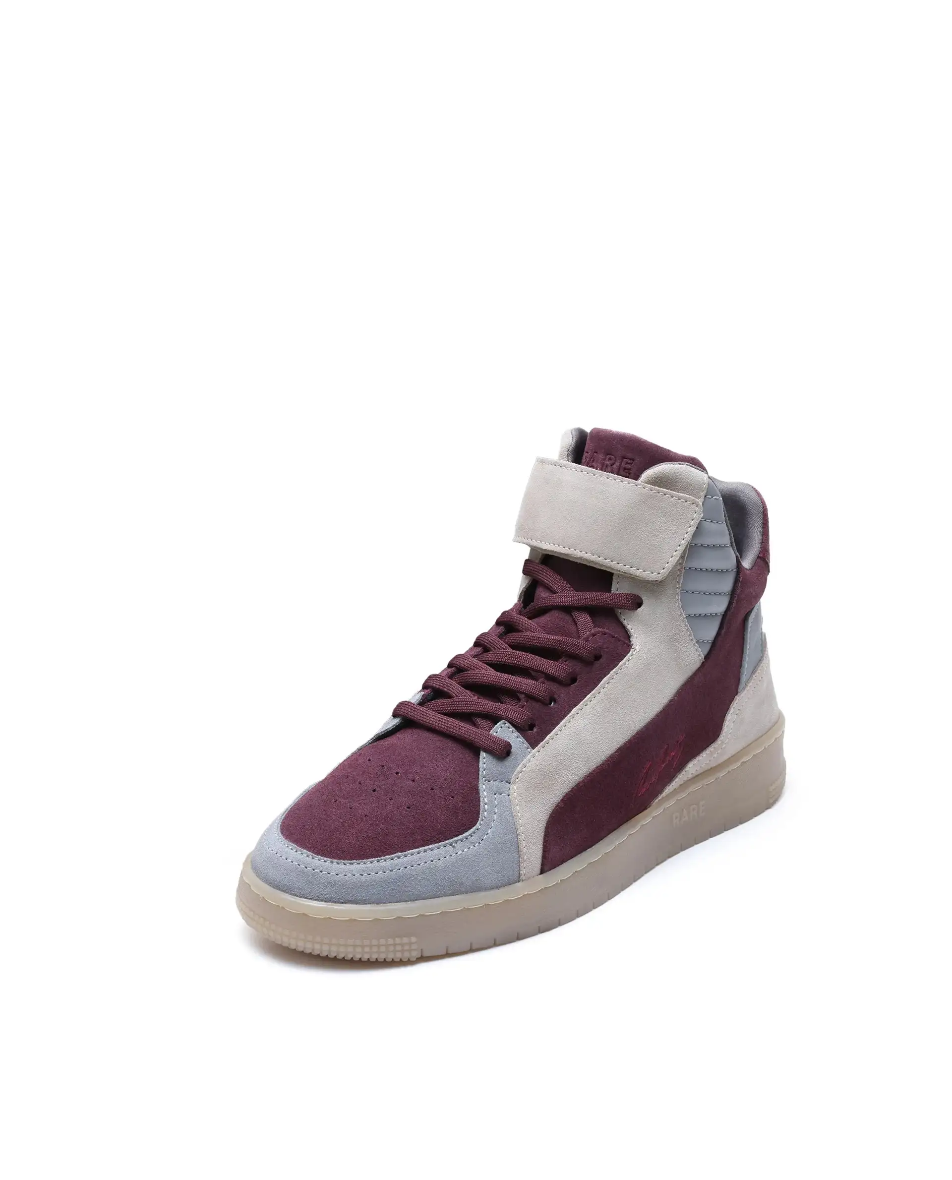 Rare Rabbit Men's Bacu Burgundy Lace-Up Suede Leather Closure Boots - Image 6