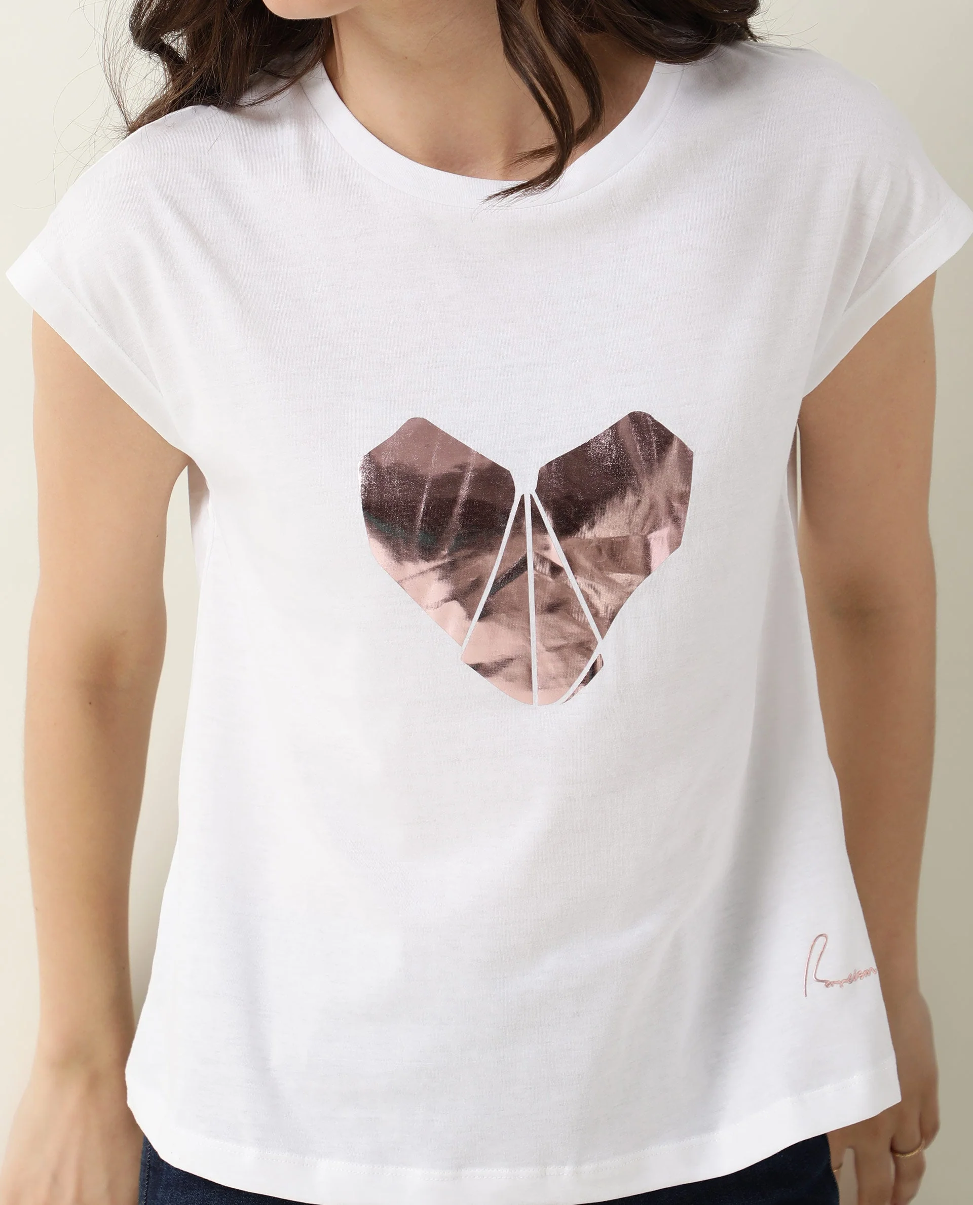 Rareism Womens Baga White T-Shirt Cotton Fabric Crew Neck Short Sleeve - Image 5
