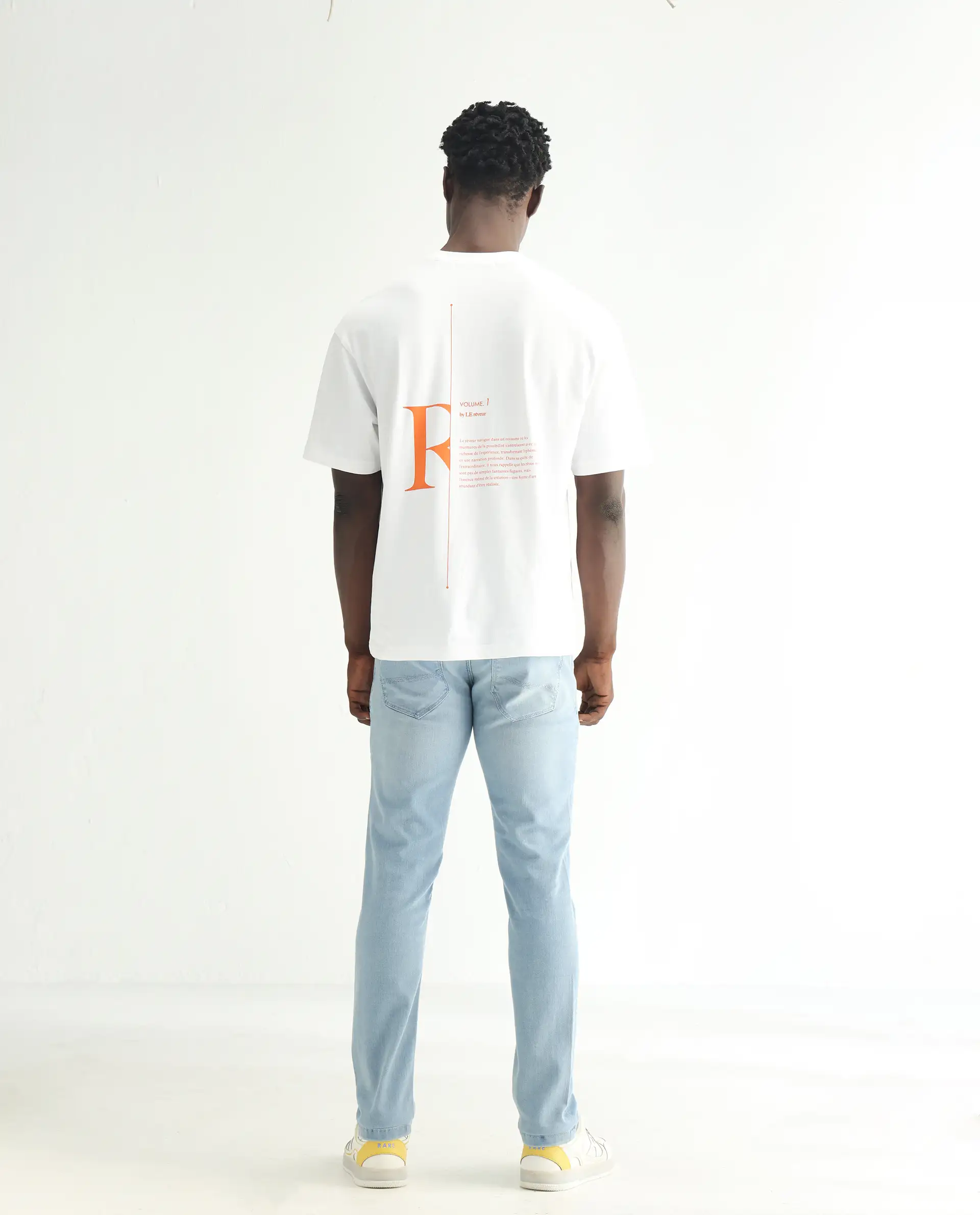 Rare Rabbit Men's Baltoy Blue Cotton Plain Hawk Slim Fit Jeans - Image 3