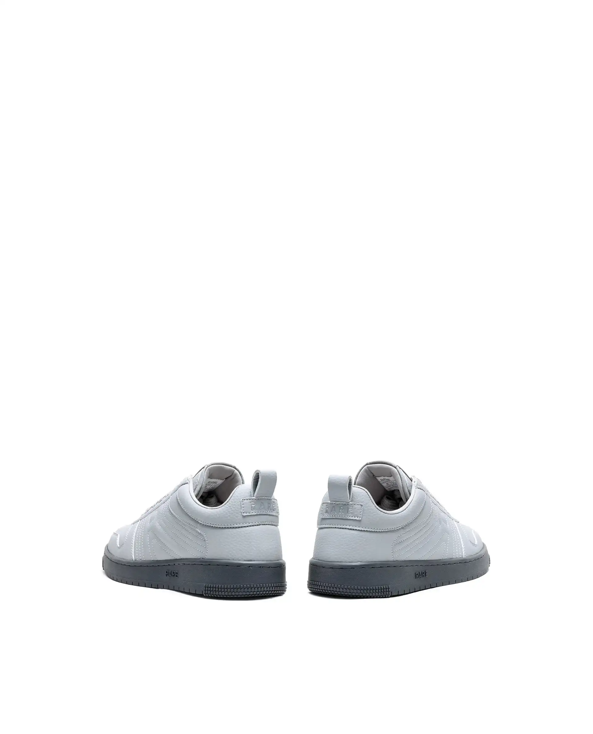 Rare Rabbit Men's Bane Grey Micro Leather Sneaker - Image 4