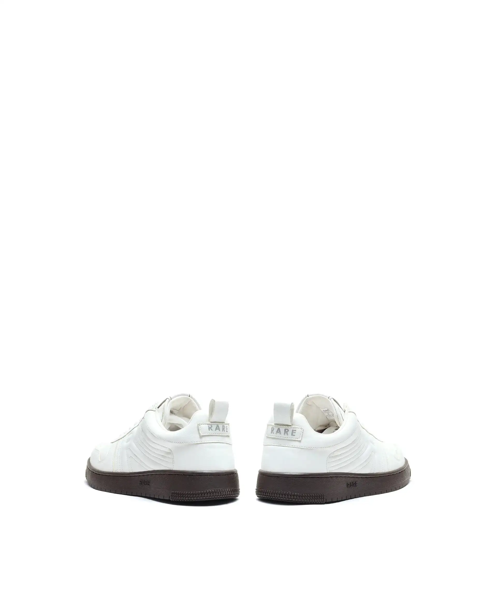 Rare Rabbit Men's Bane White Micro Leather Sneaker - Image 6