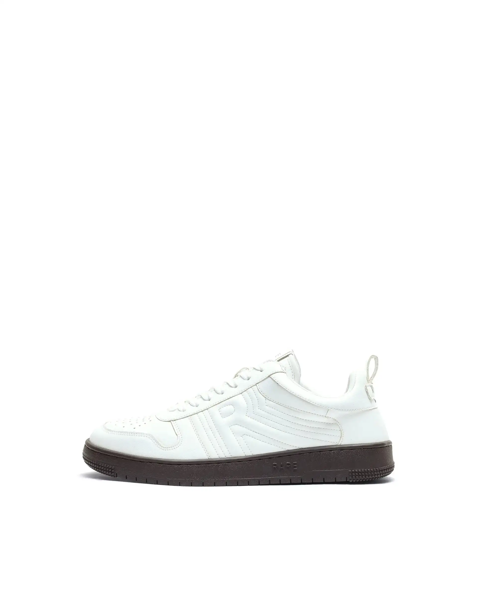 Rare Rabbit Men's Bane White Micro Leather Sneaker - Image 8
