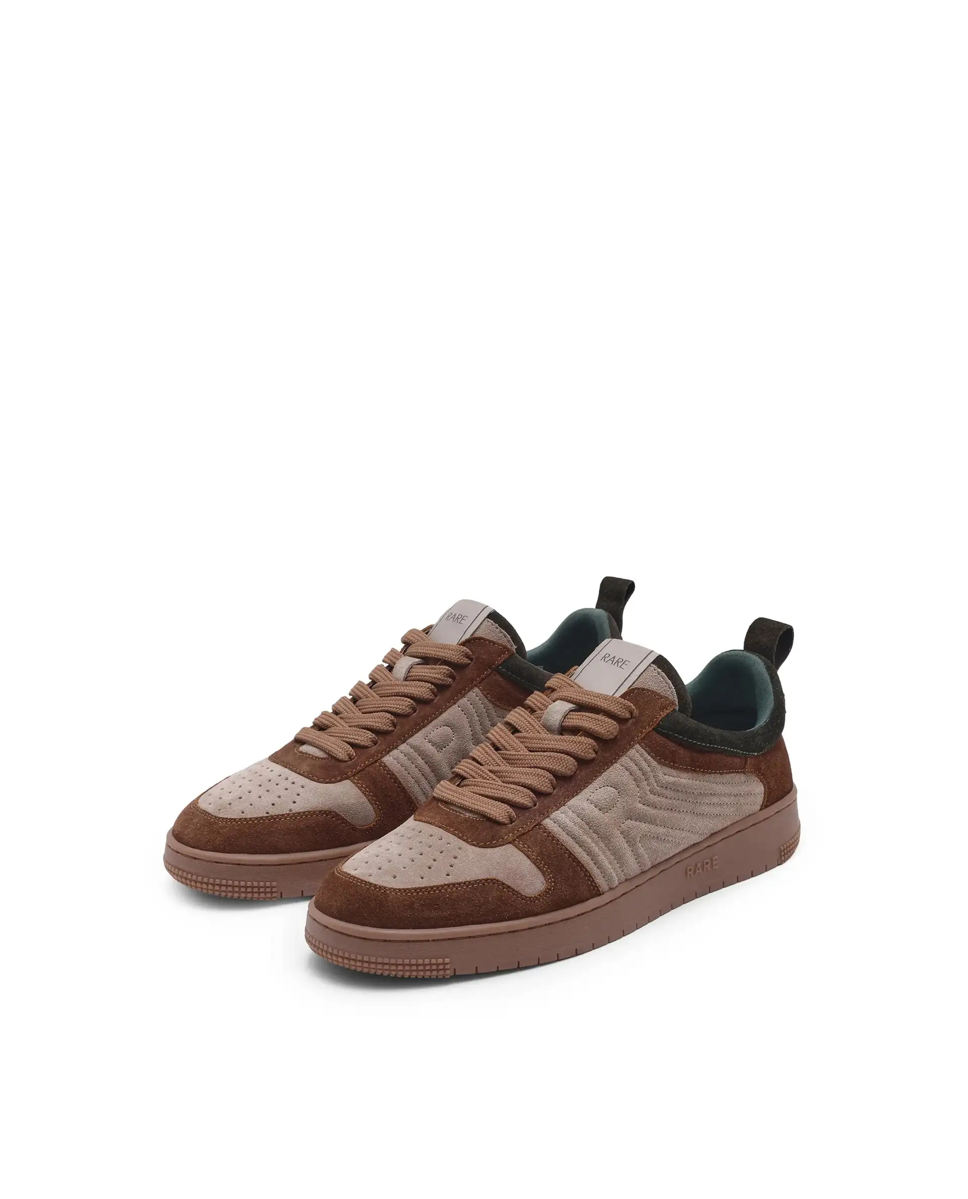 Rare Rabbit Men's Banes Beige /Tan Genuine Suede Leather Low-Top Lace Up Sneaker Shoes - Image 3