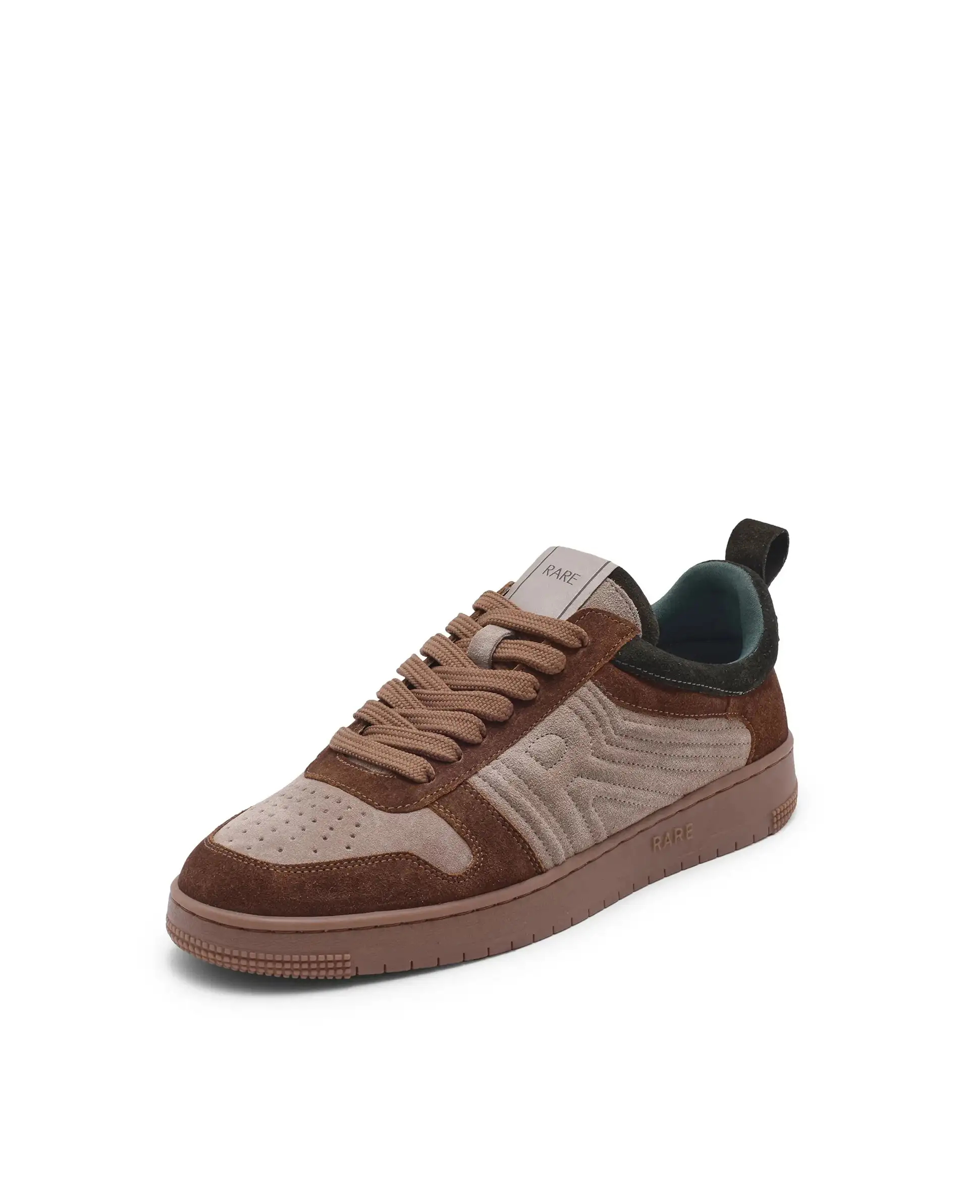 Rare Rabbit Men's Banes Beige /Tan Genuine Suede Leather Low-Top Lace Up Sneaker Shoes - Image 8