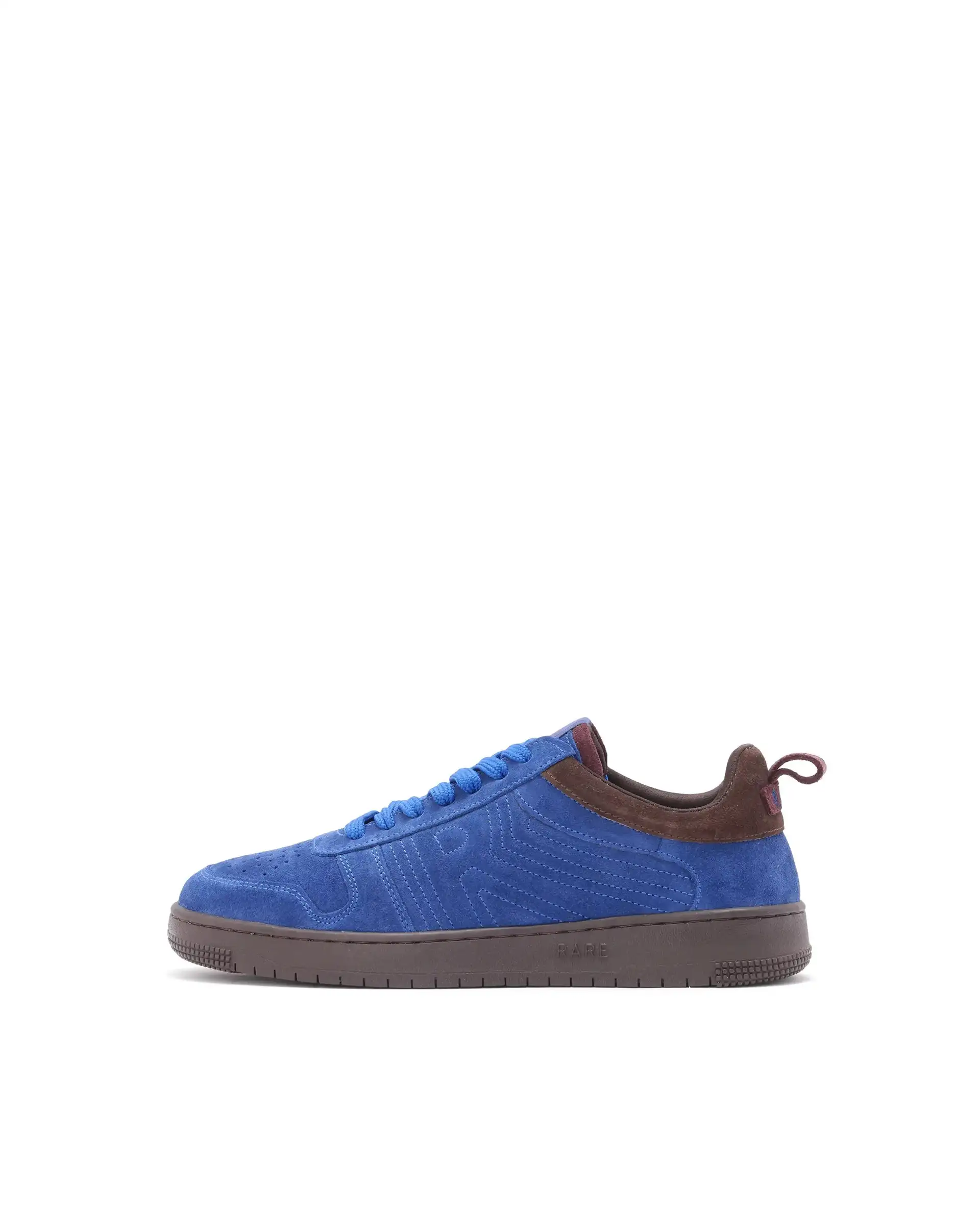 Rare Rabbit Men's Banes Blue Genuine Suede Leather Low-Top Lace Up Sneaker Shoes - Image 10