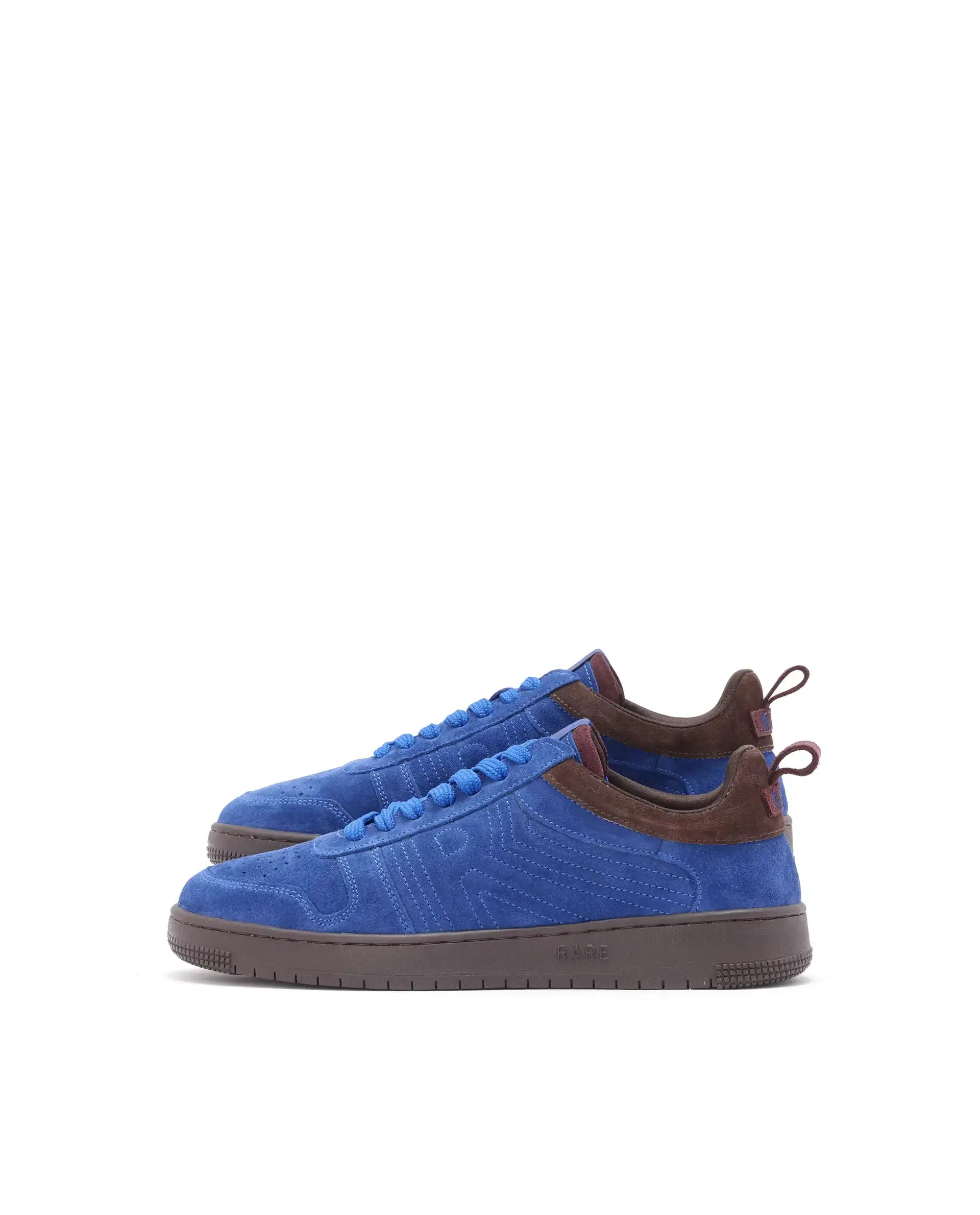 Rare Rabbit Men's Banes Blue Genuine Suede Leather Low-Top Lace Up Sneaker Shoes - Image 6