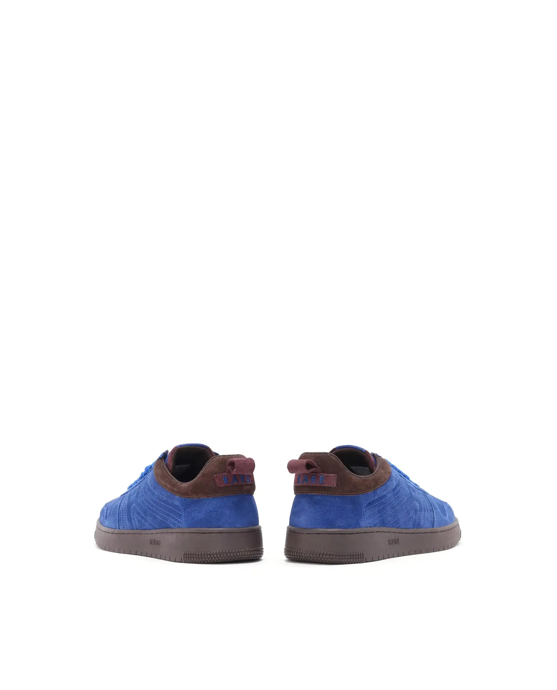 Rare Rabbit Men's Banes Blue Genuine Suede Leather Low-Top Lace Up Sneaker Shoes - Image 7