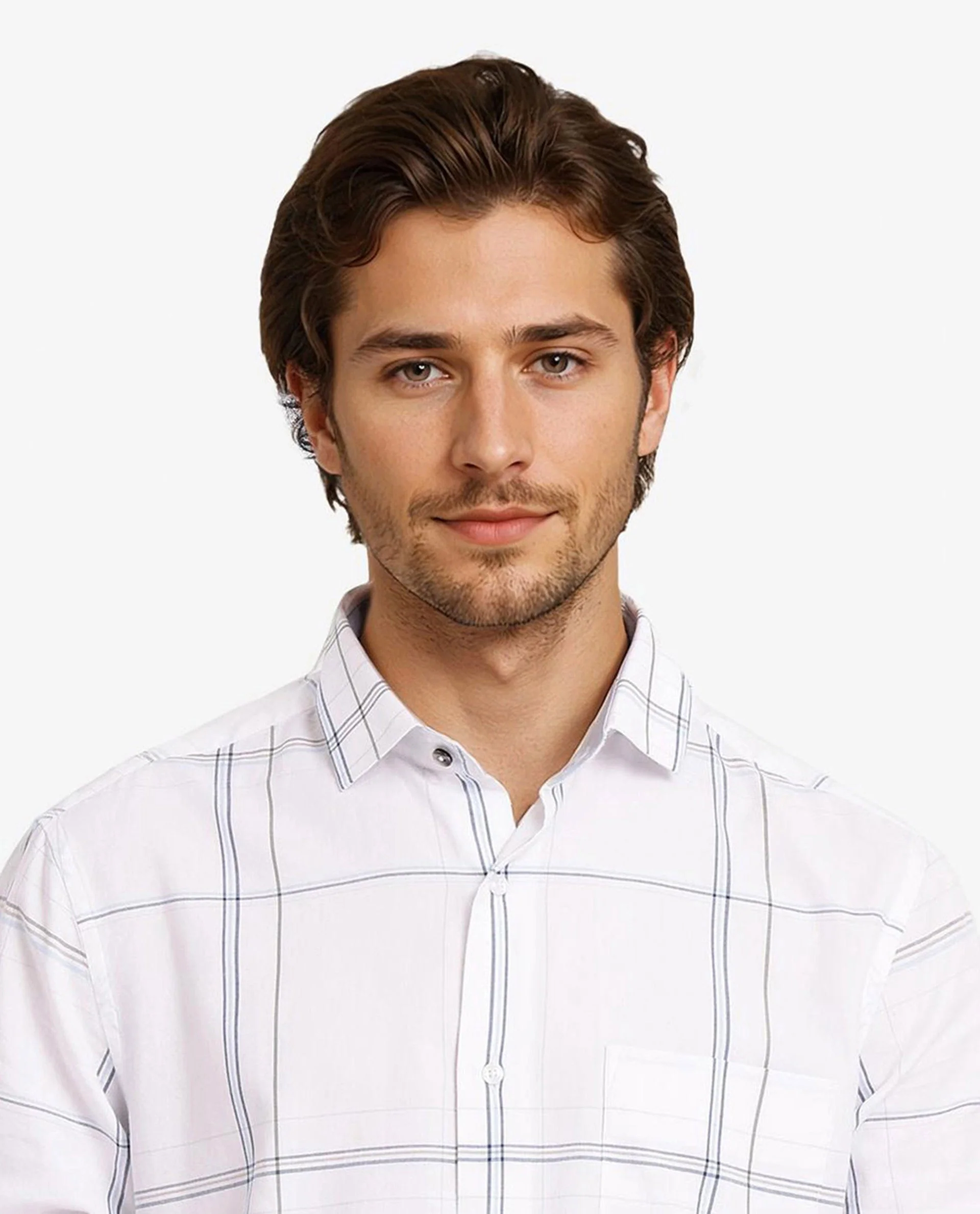 Rare Rabbit Men's Checked Print Regular Fit Full Sleeve Collared Shirt - Image 2