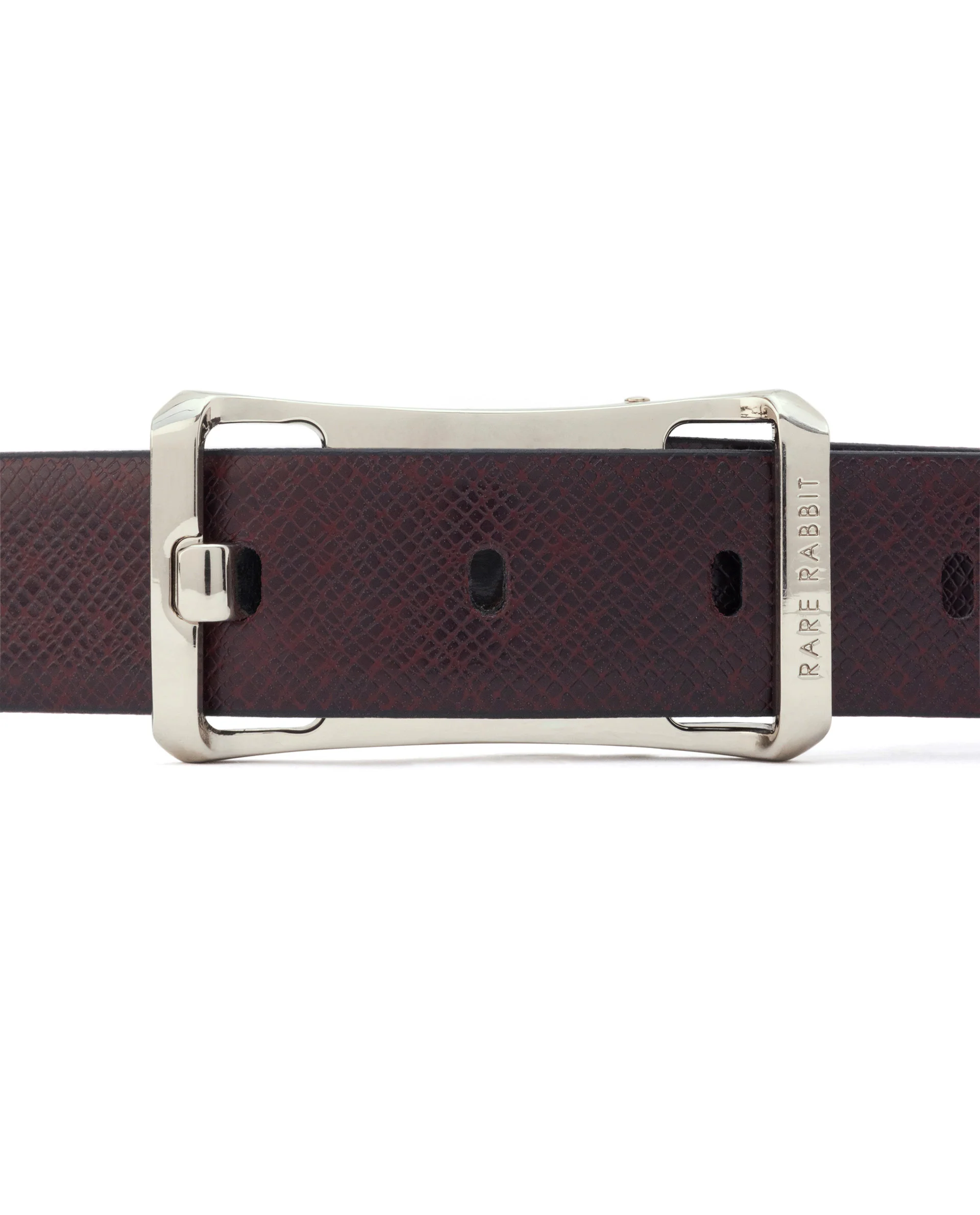 Rare Rabbit Men's Barton Black Belt Leather - Image 4