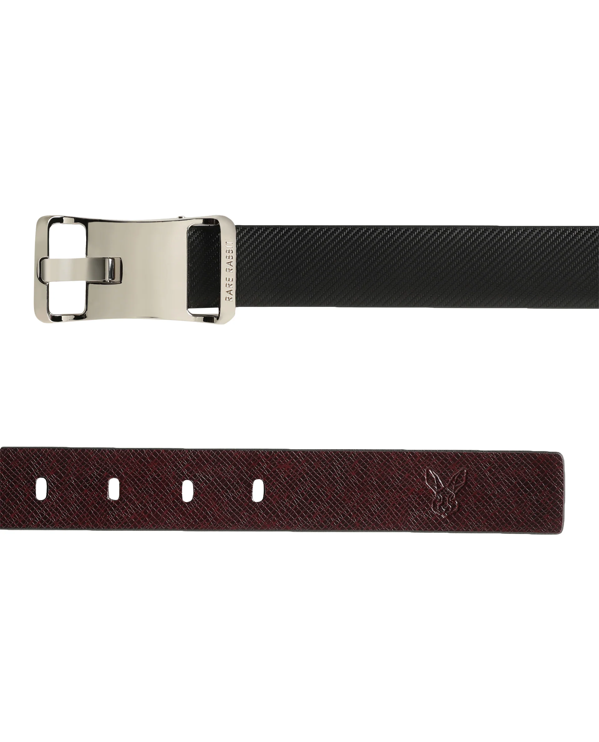 Rare Rabbit Men's Barton Black Belt Leather - Image 5