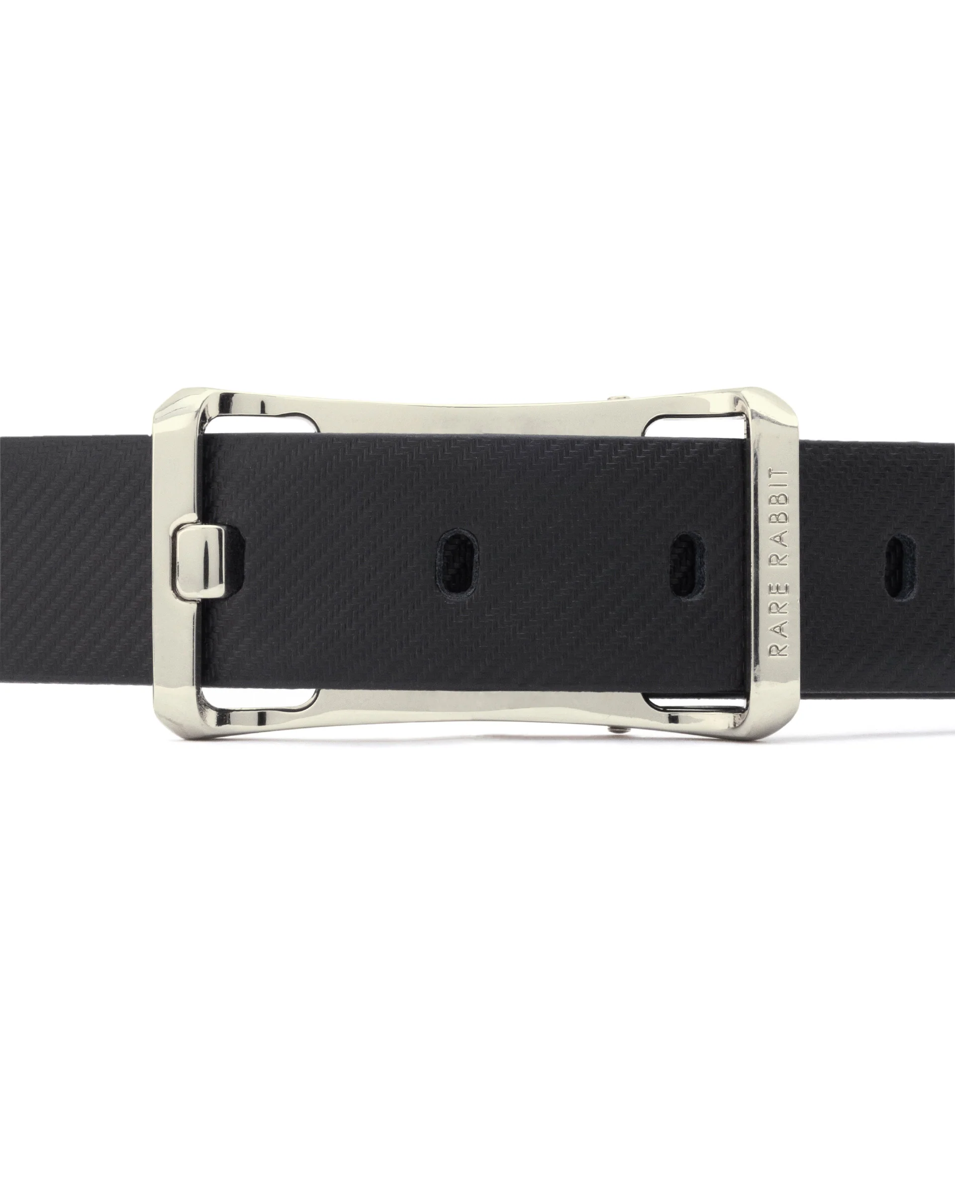 Rare Rabbit Men's Barton Black Belt Leather - Image 8