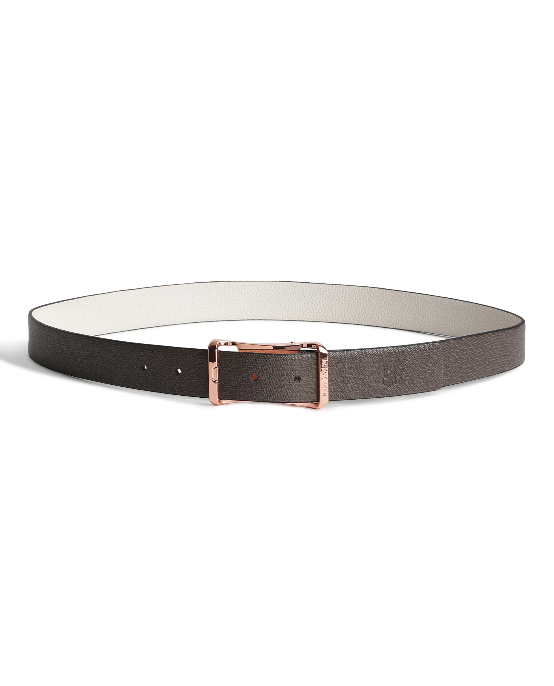 Rare Rabbit Men's Barton White Belt Leather - Image 3