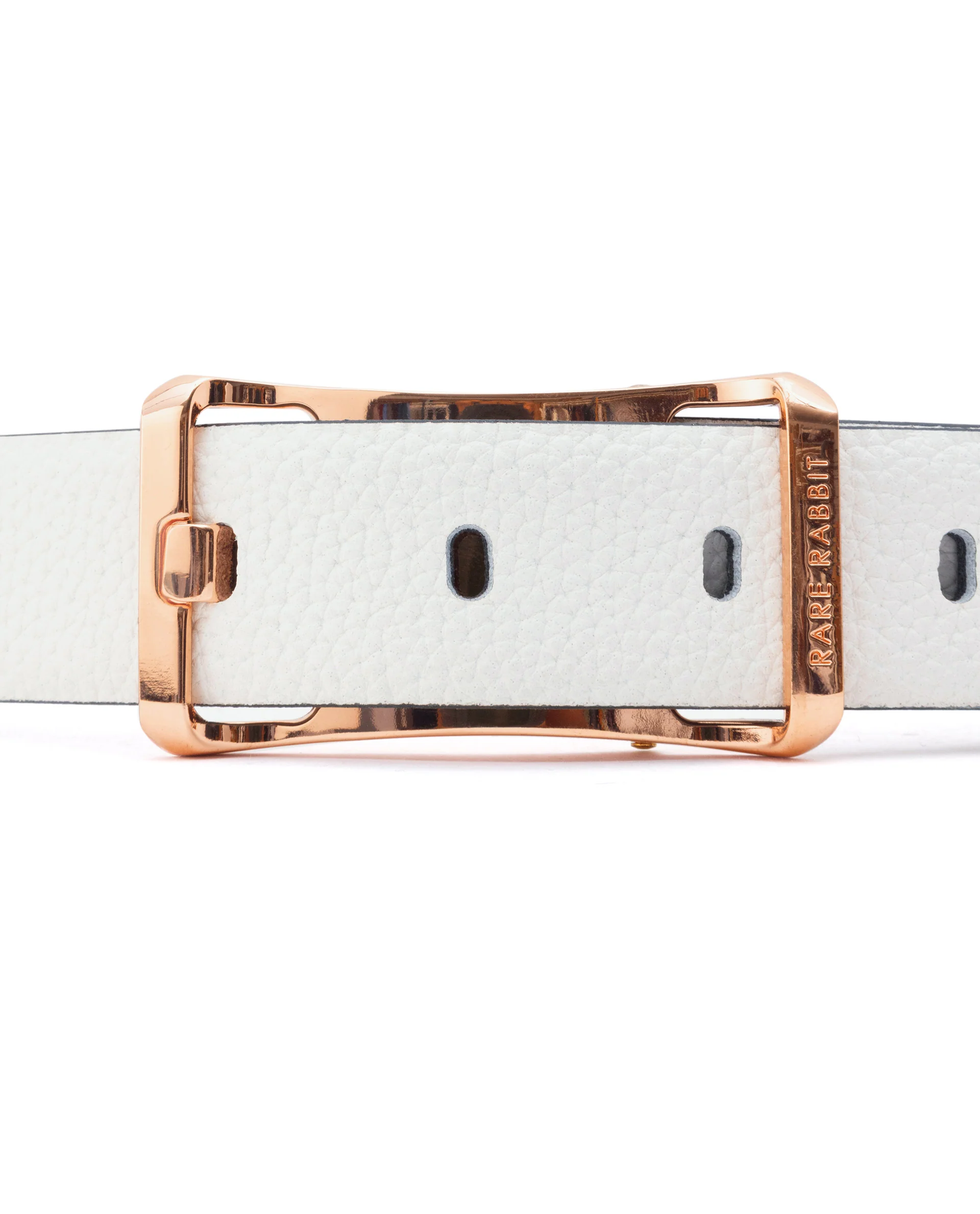 Rare Rabbit Men's Barton White Belt Leather - Image 4