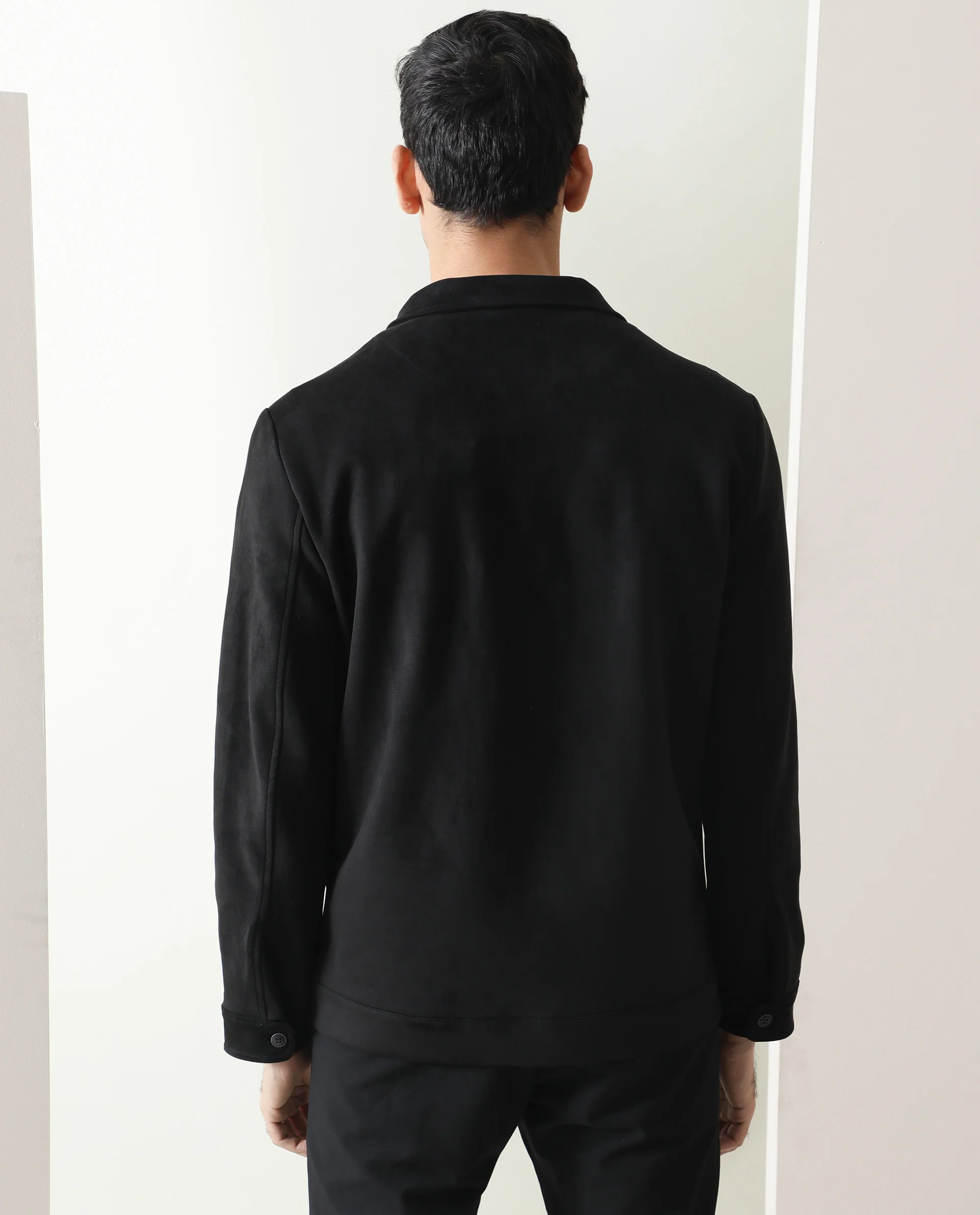 Rare Rabbit Men's Bax Black Regular Fit Jacket - Image 6