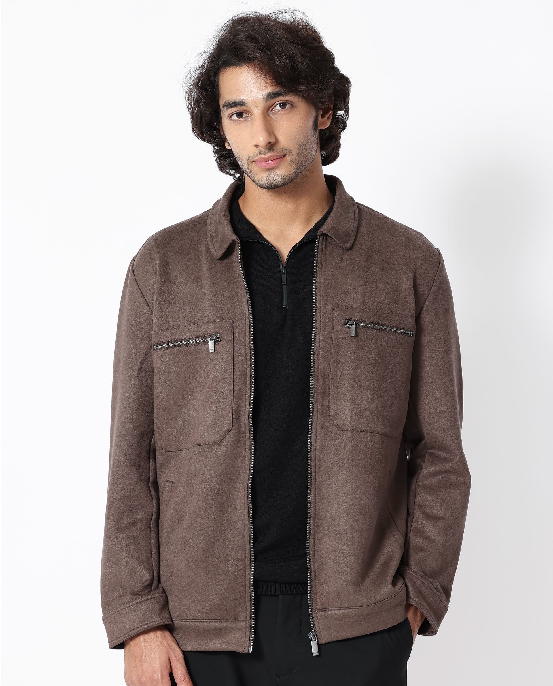 Rare Rabbit Men's Bax Brown Regular Fit Jacket - Image 2