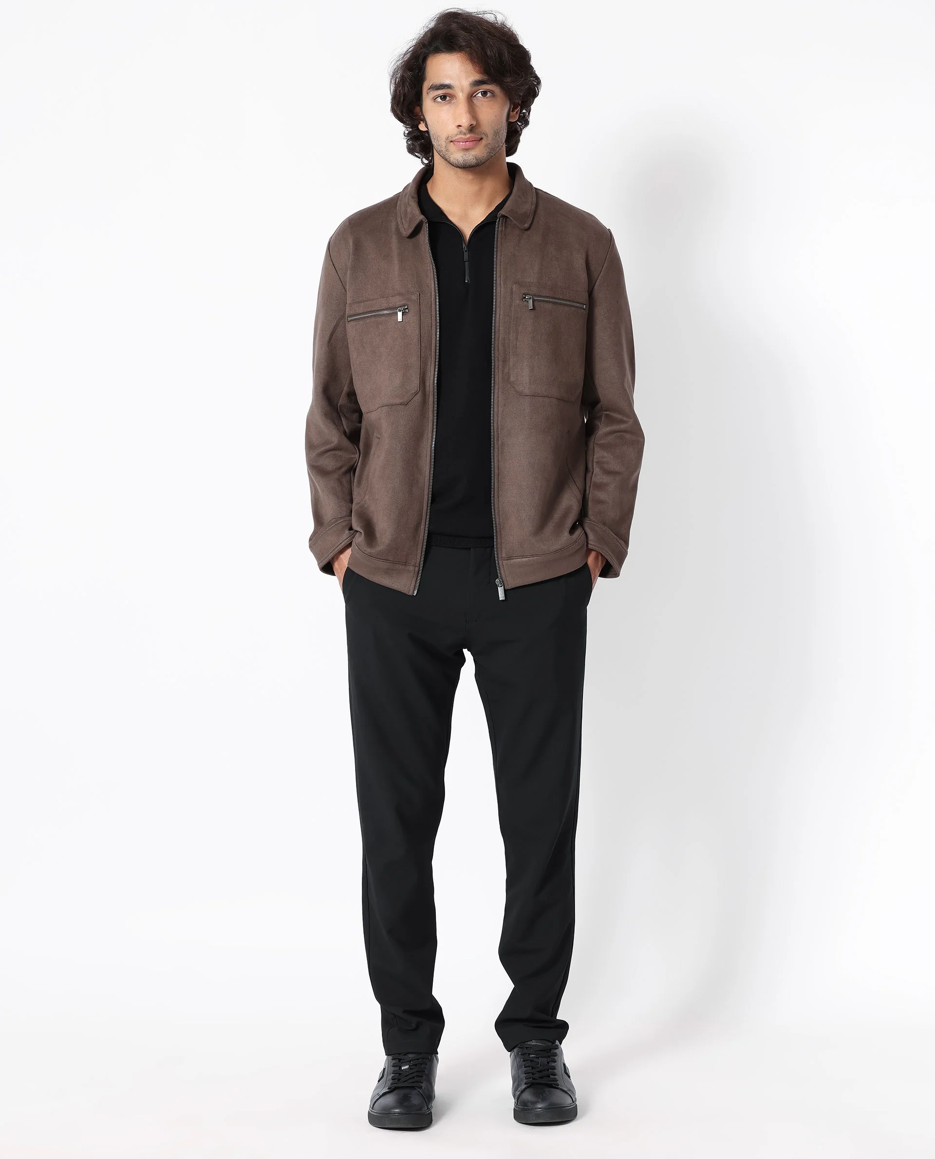 Rare Rabbit Men's Bax Brown Regular Fit Jacket - Image 5