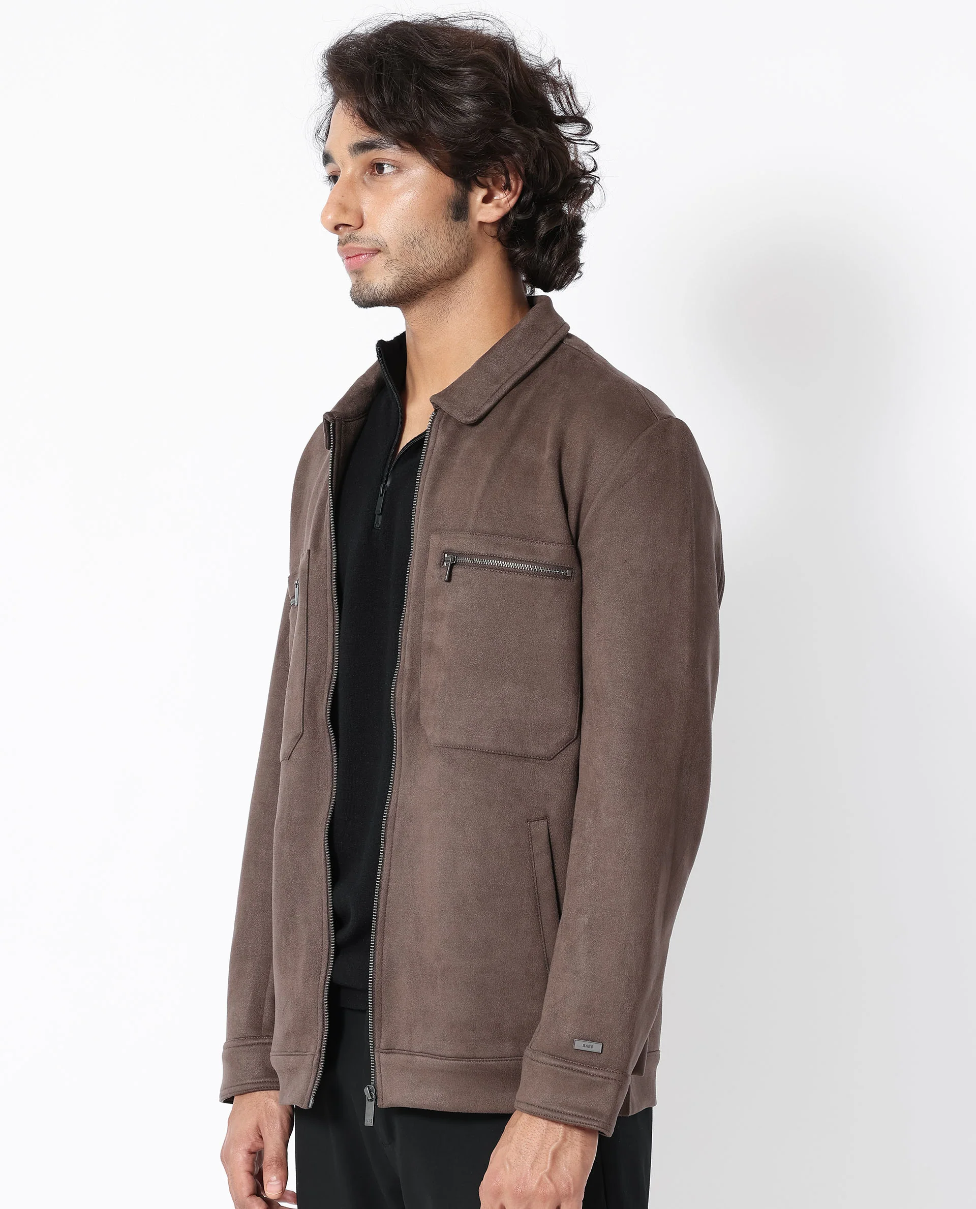 Rare Rabbit Men's Bax Brown Regular Fit Jacket - Image 6