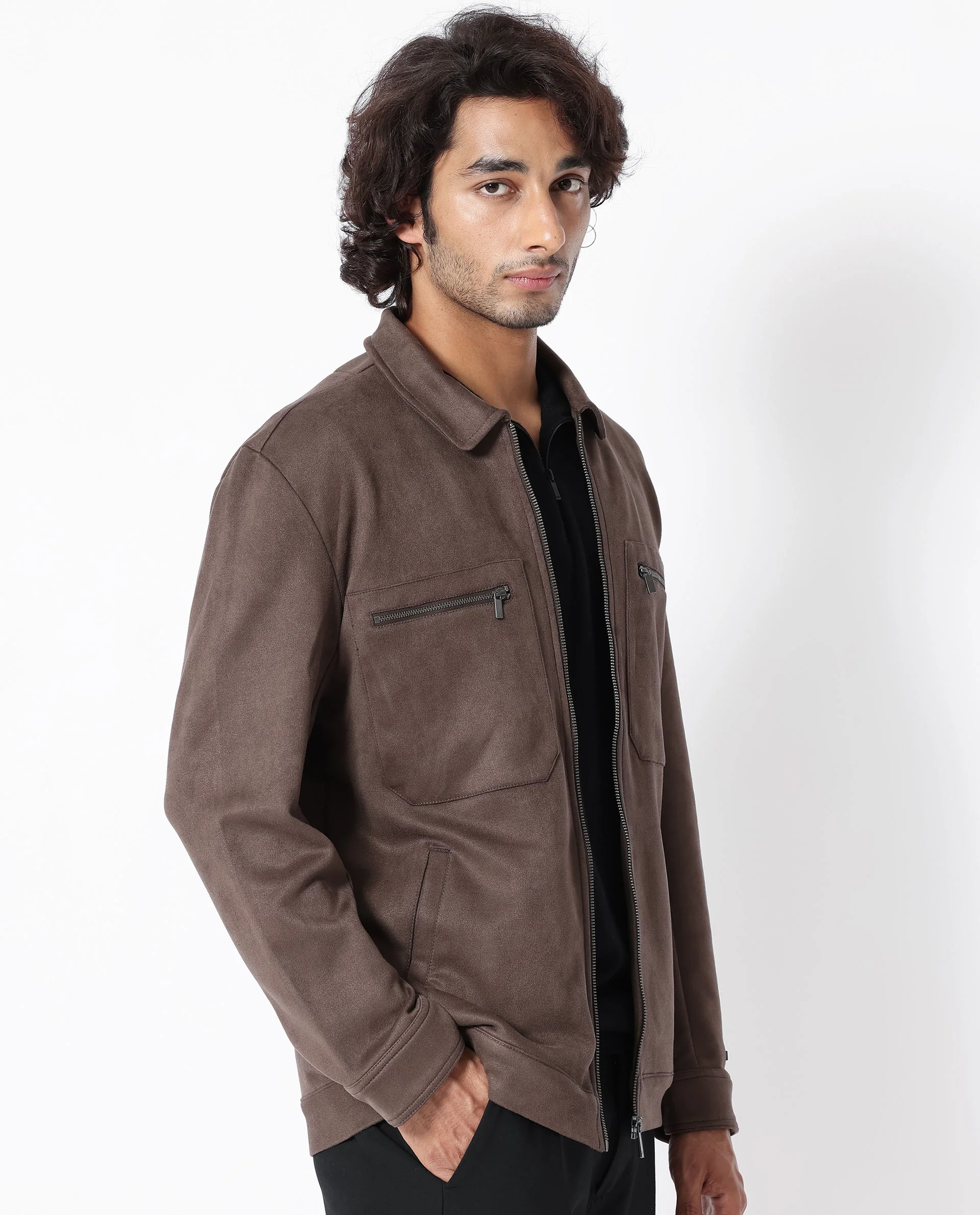 Rare Rabbit Men's Bax Brown Regular Fit Jacket - Image 7