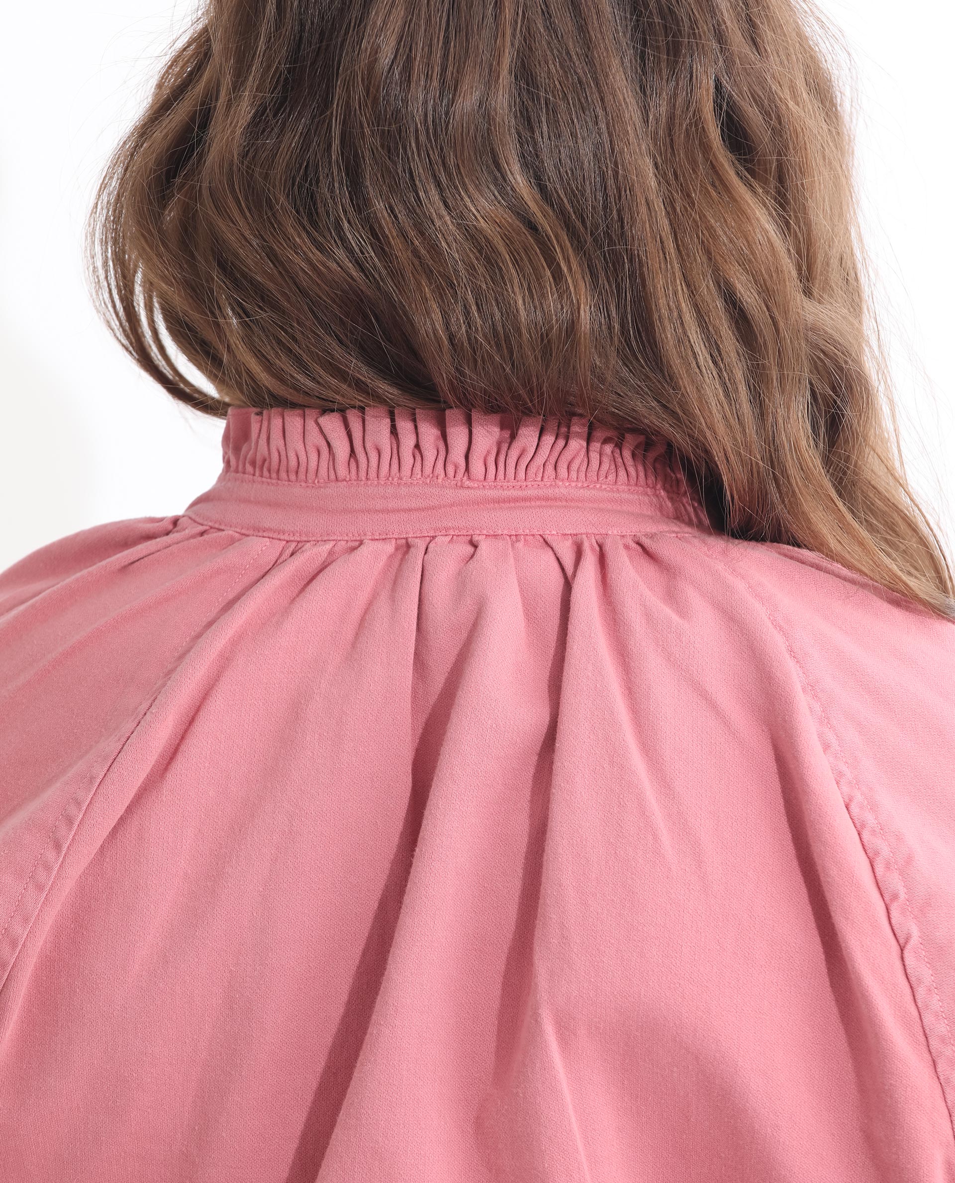 Rareism Women's Bellona Pink Cotton Sweetheart Neck Plain Regular Fit Jacket - Image 11