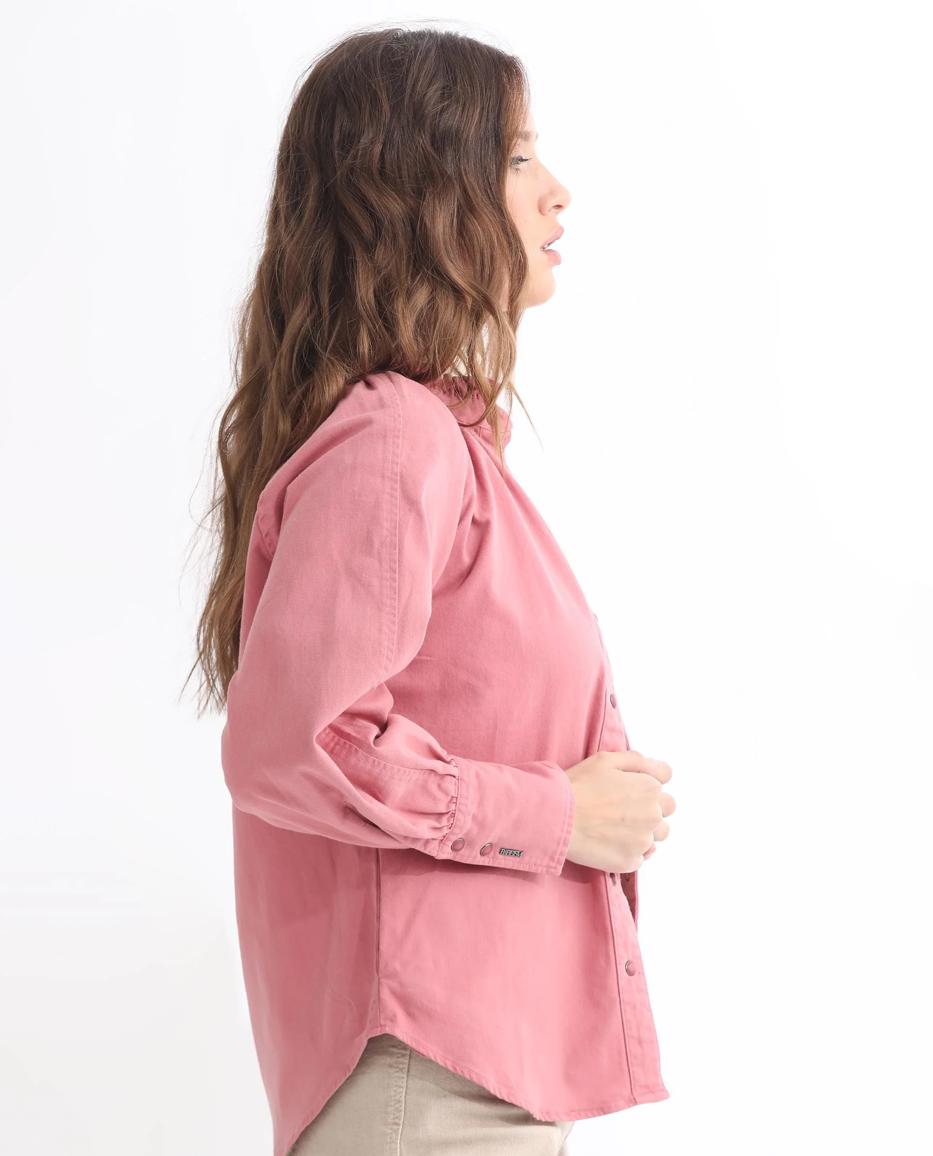 Rareism Women's Bellona Pink Cotton Sweetheart Neck Plain Regular Fit Jacket - Image 14