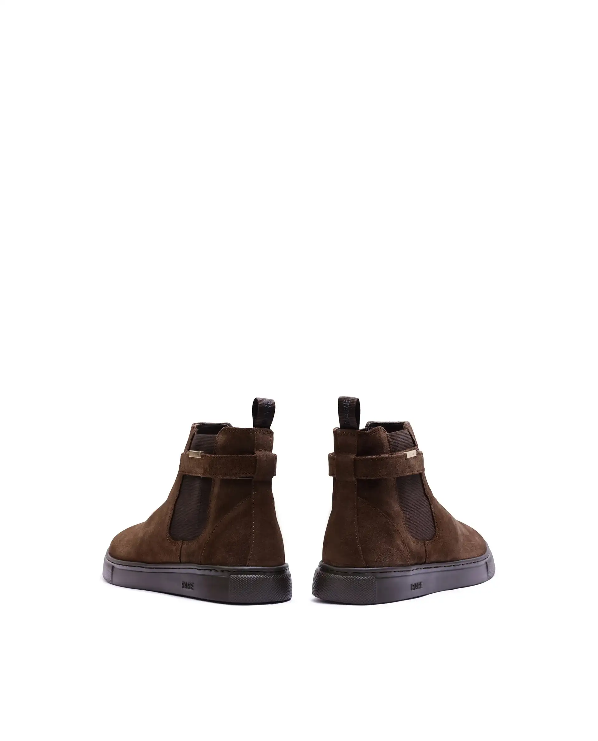 Rare Rabbit Men Berus Dark Brown Suede Slip-on Closure Shoes - Image 5