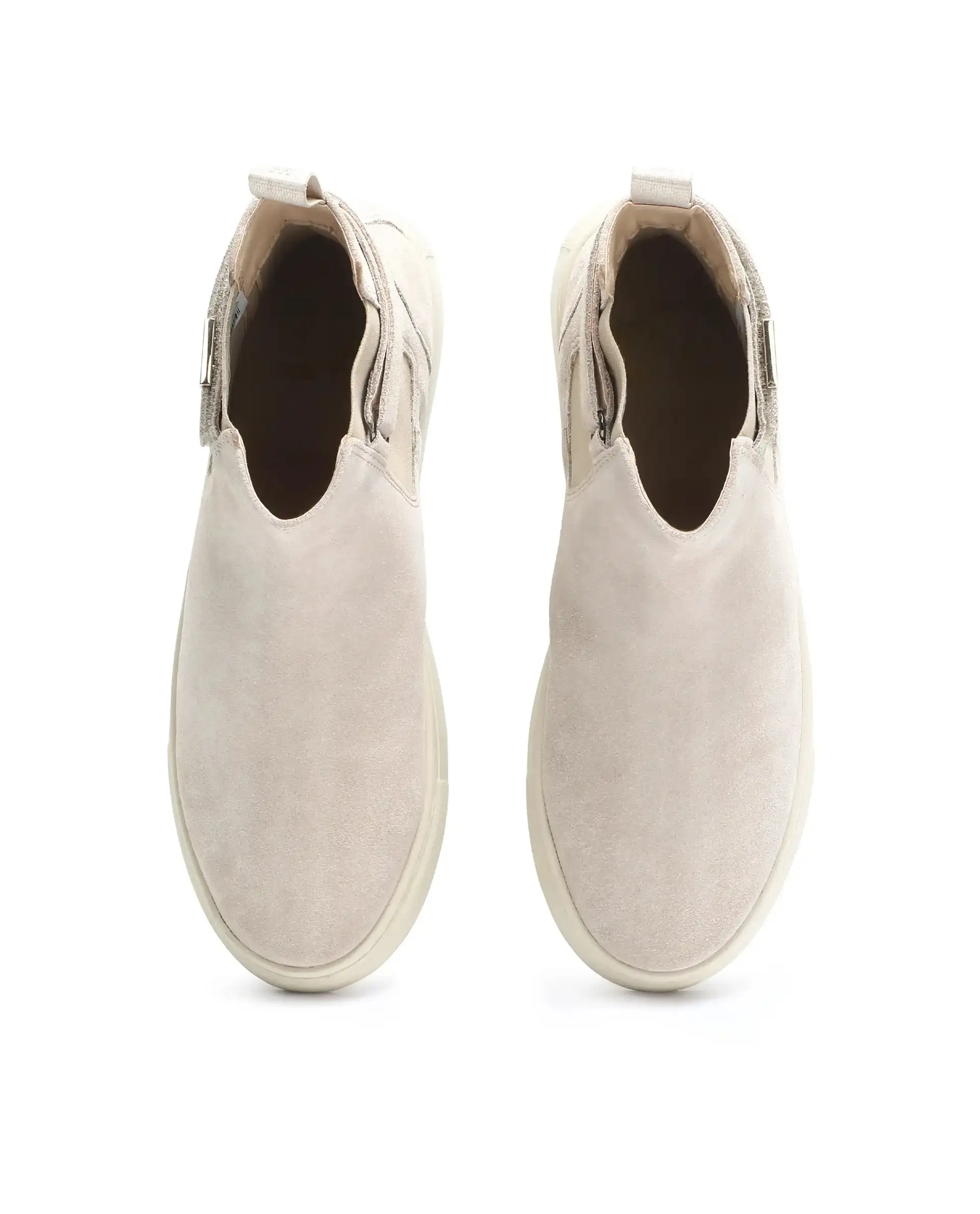 Rare Rabbit Men Berus Beige Suede Slip-on Closure Shoes - Image 4