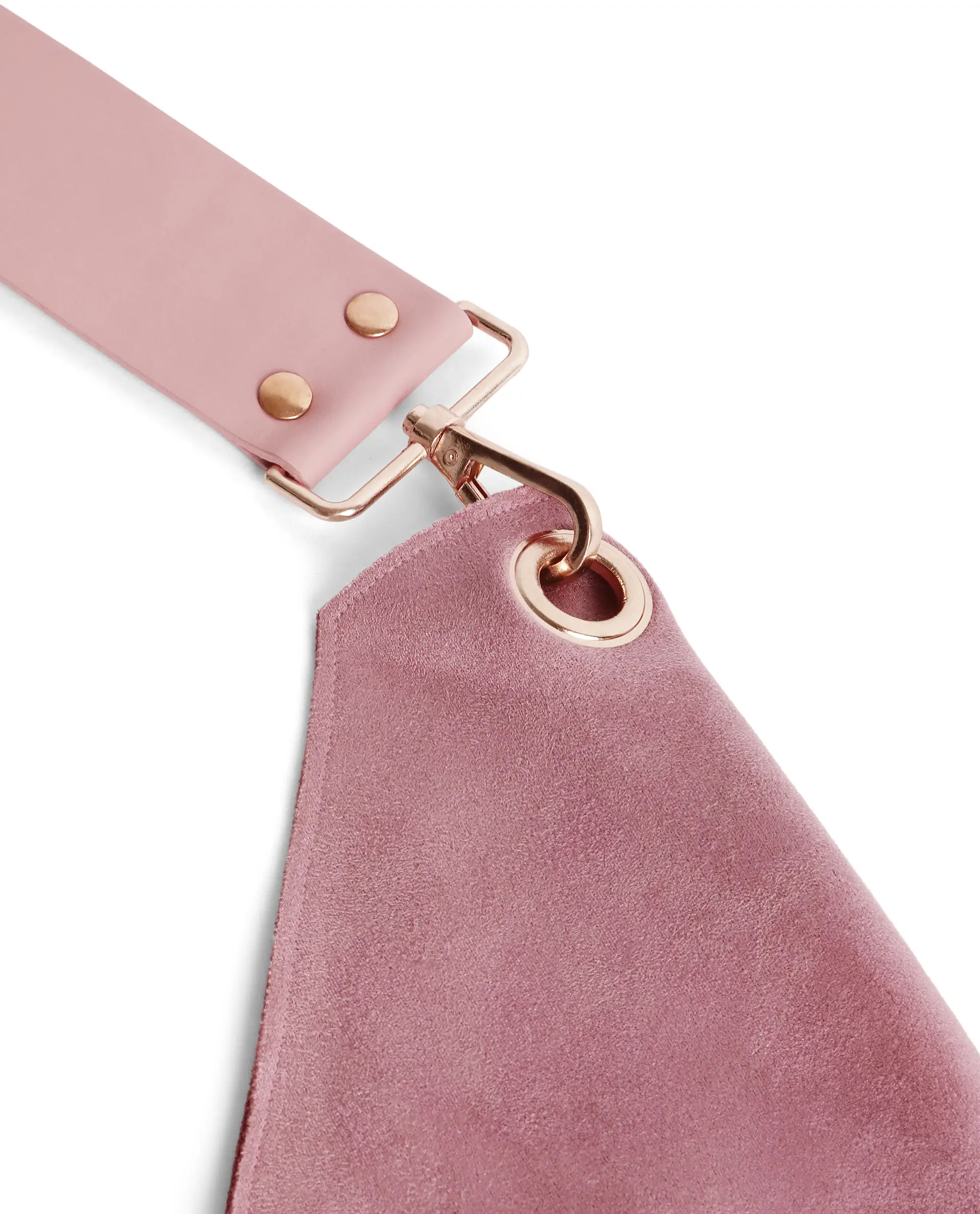 Rareism Women Bingo-1 Pink Suede Plain Bag - Image 3
